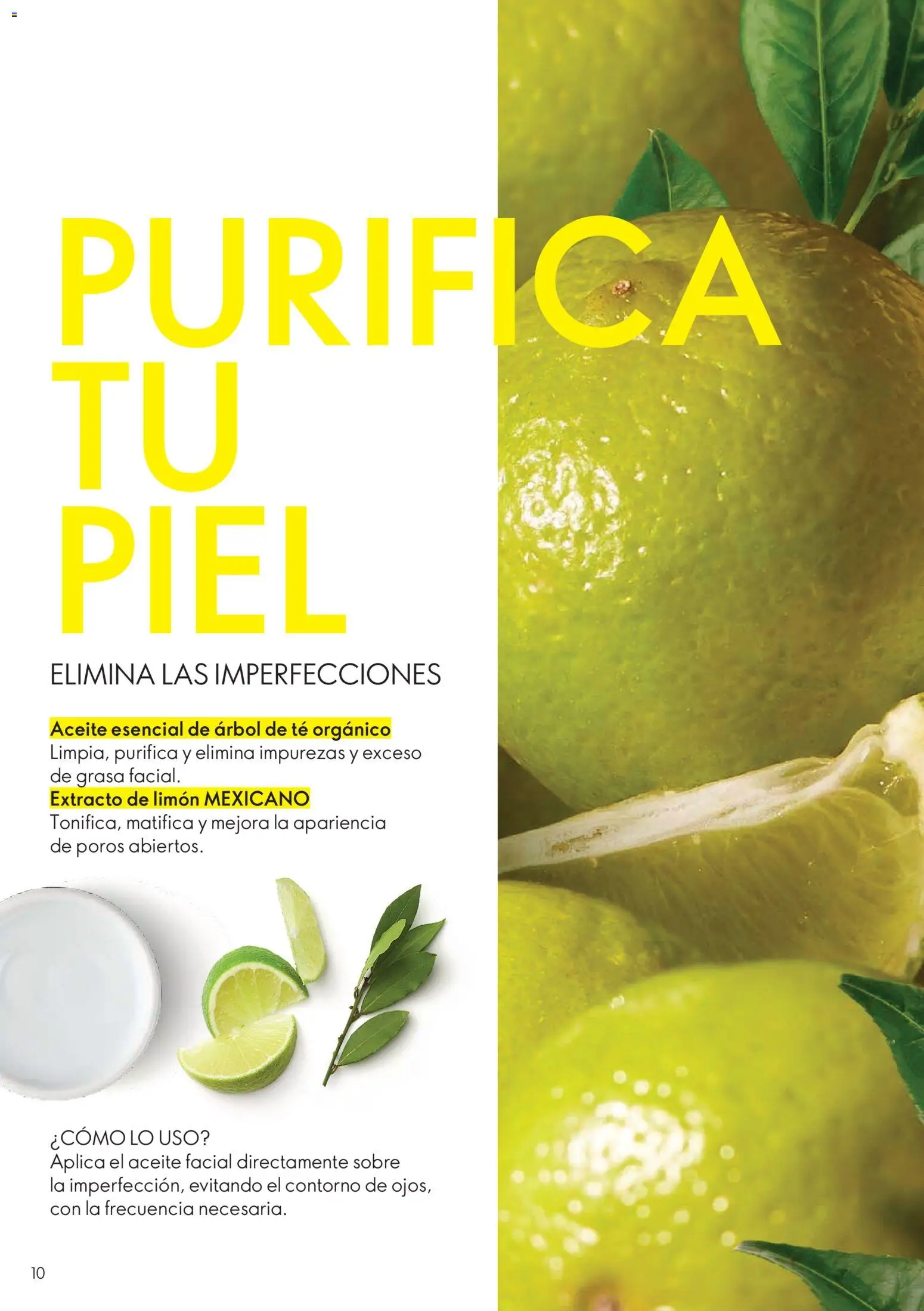 Catálogo Oriflame válido desde 12/09/2026 | Página: 10 | Productos: Aceite, Té