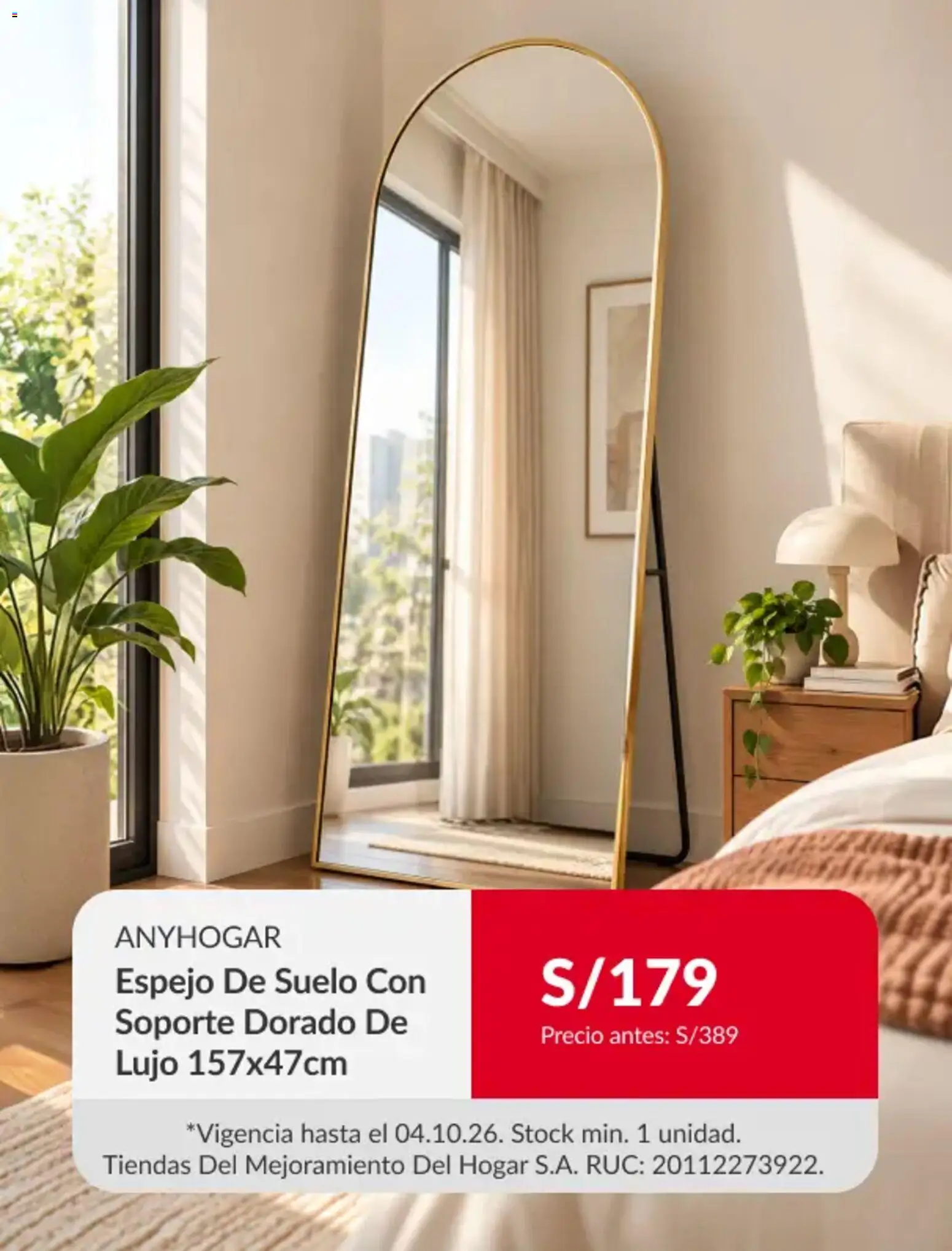 Catálogo Sodimac válido desde 28/09/2026 | Página: 7 | Productos: Espejo