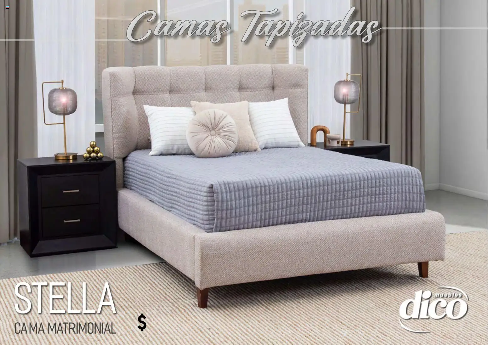 Nuevas ofertas de Muebles Dico válidas en toda la República Mexicana desde el 01.04.2026. ¡Encuentra las mejores ofertas en Muebles Dico catálogo Camas tapizadas ! | Página: 3 | Productos: Cama