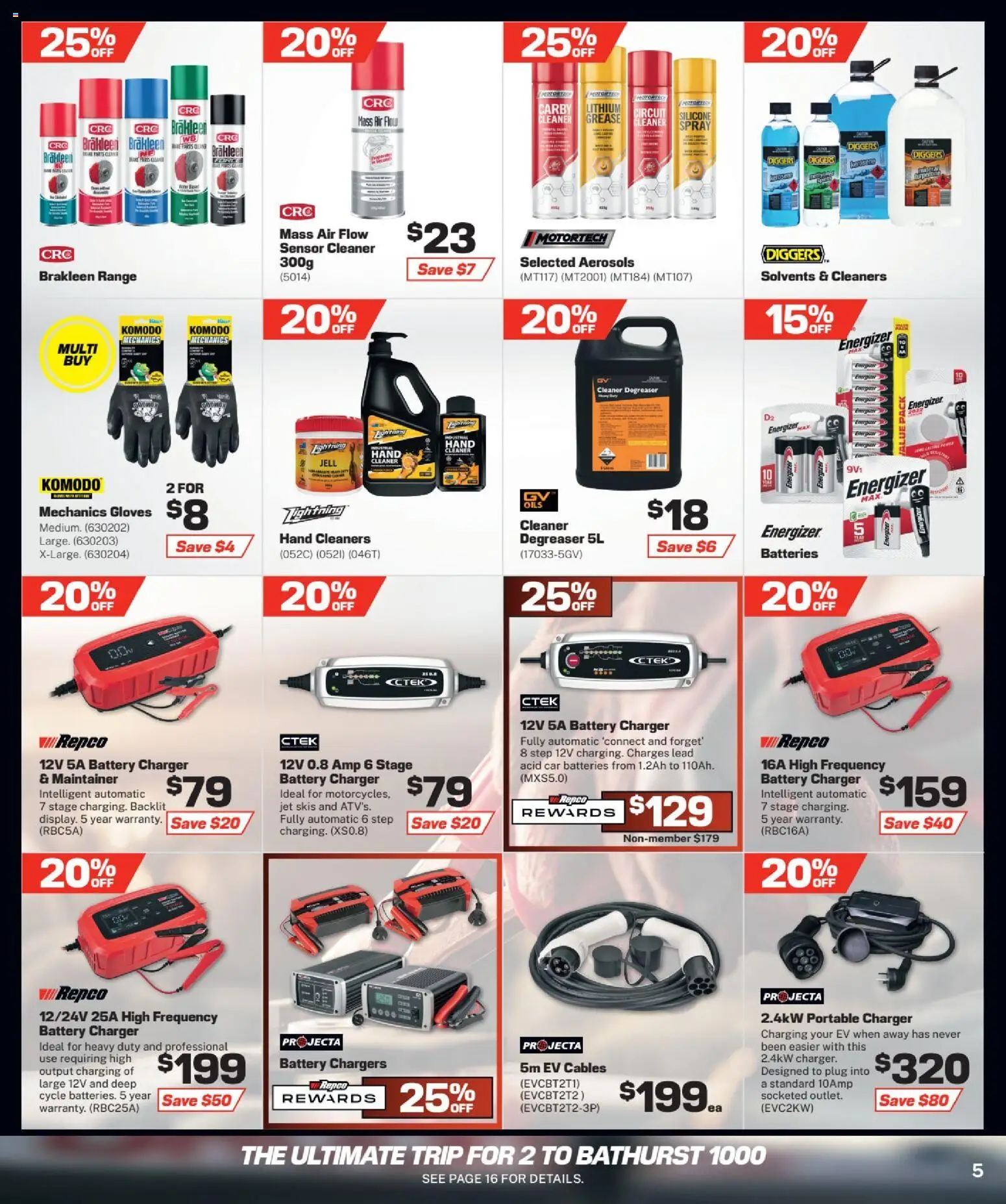 Repco catalogue - valid from 17.06.2026 | Page: 5 | Products: Charger, Cleaner, Portable charger, Portable