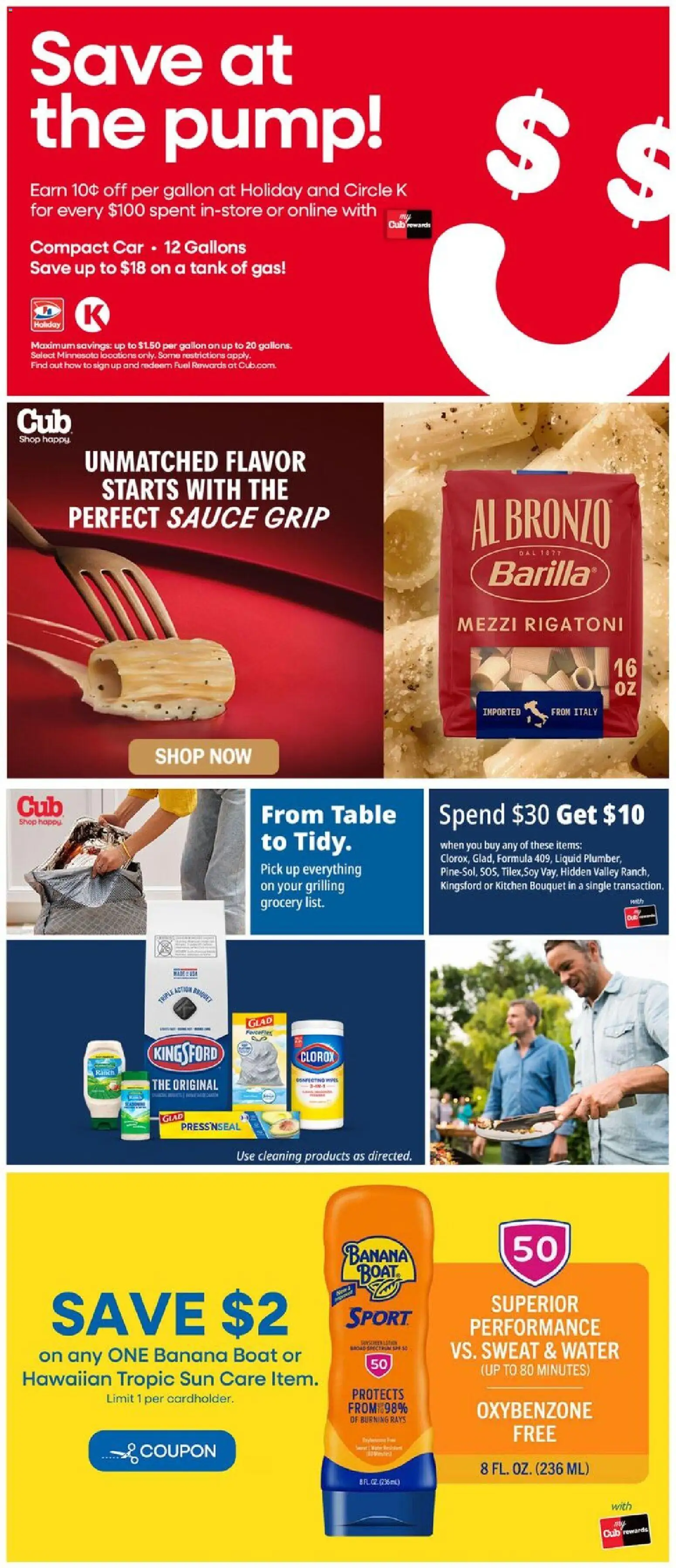 Cub Foods Weekly Savings - MN - valid from 19.04.2026 | Page: 7 | Products: Table, Pump, Water, Sauce