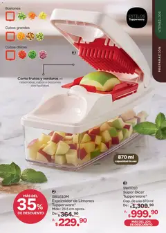 Vista previa de Tupperware catálogo, nuevo folleto de la tienda, válido en México a partir del 07/09/2026 | Página: 91 | Productos: Limones, Exprimidor, Verduras