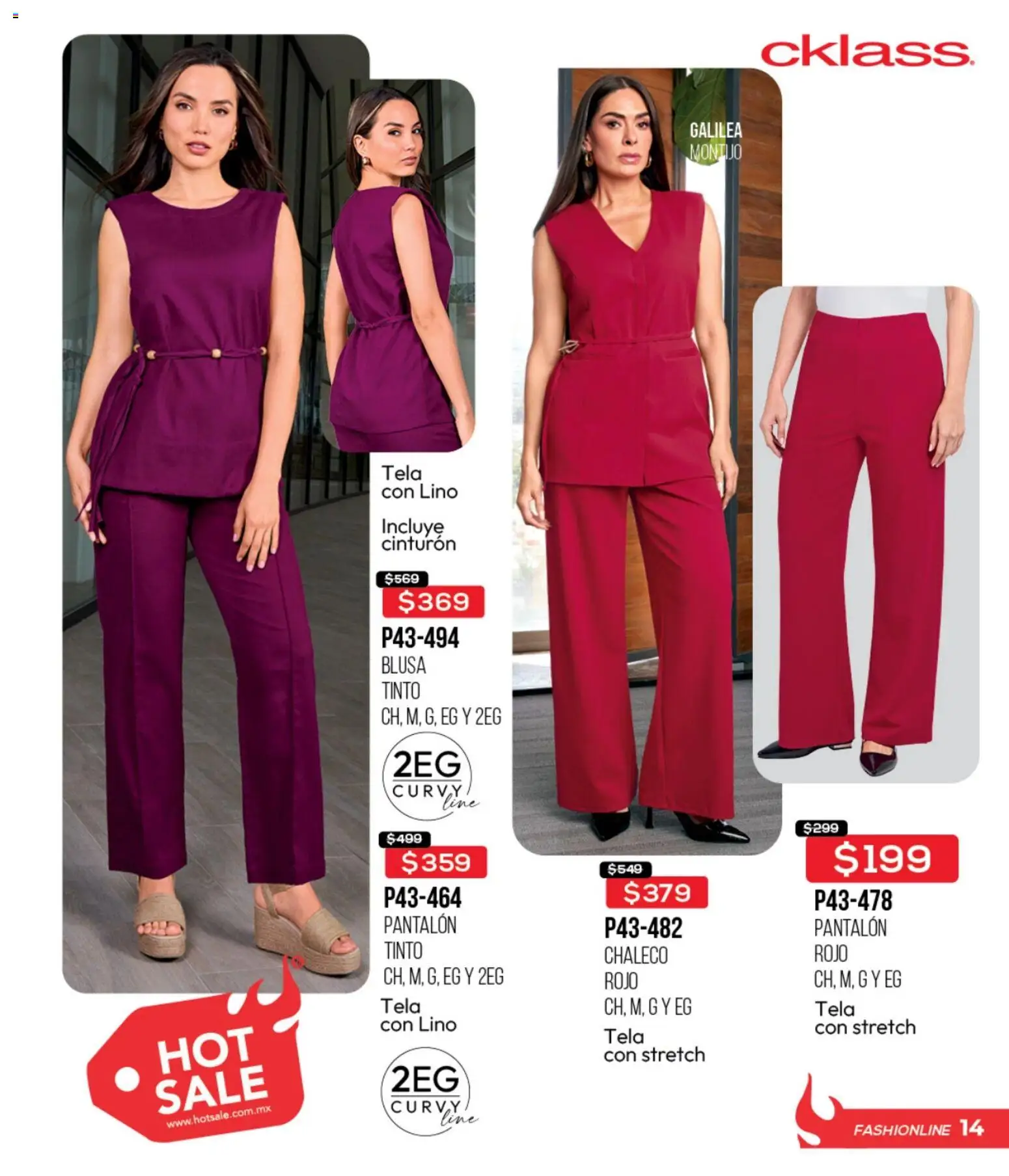 Nuevas ofertas de Cklass válidas en toda la República Mexicana desde el 15.05.2026. ¡Encuentra las mejores ofertas en Cklass Hot Sale! | Página: 204 | Productos: Blusa, Chaleco, Cinturón