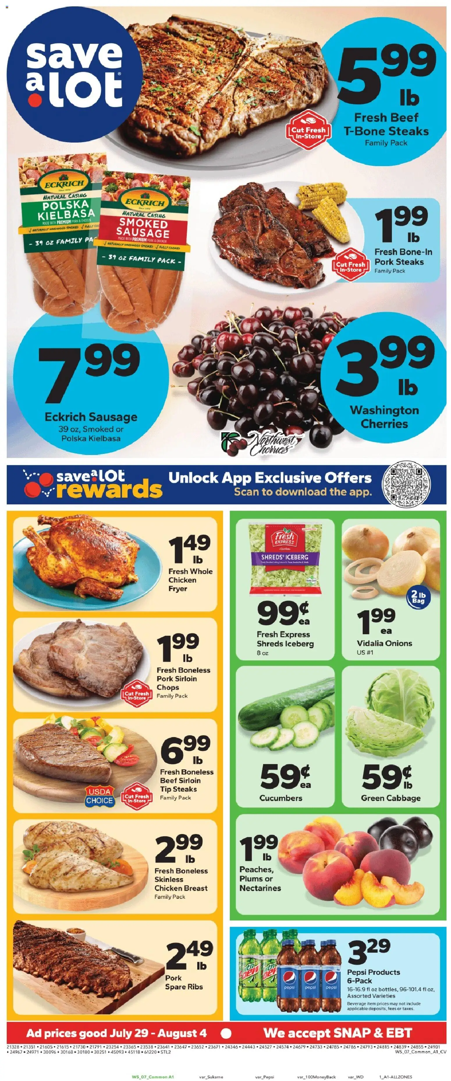 Save a Lot - Weekly Ad - valid from 07/29/2026 | Page: 1