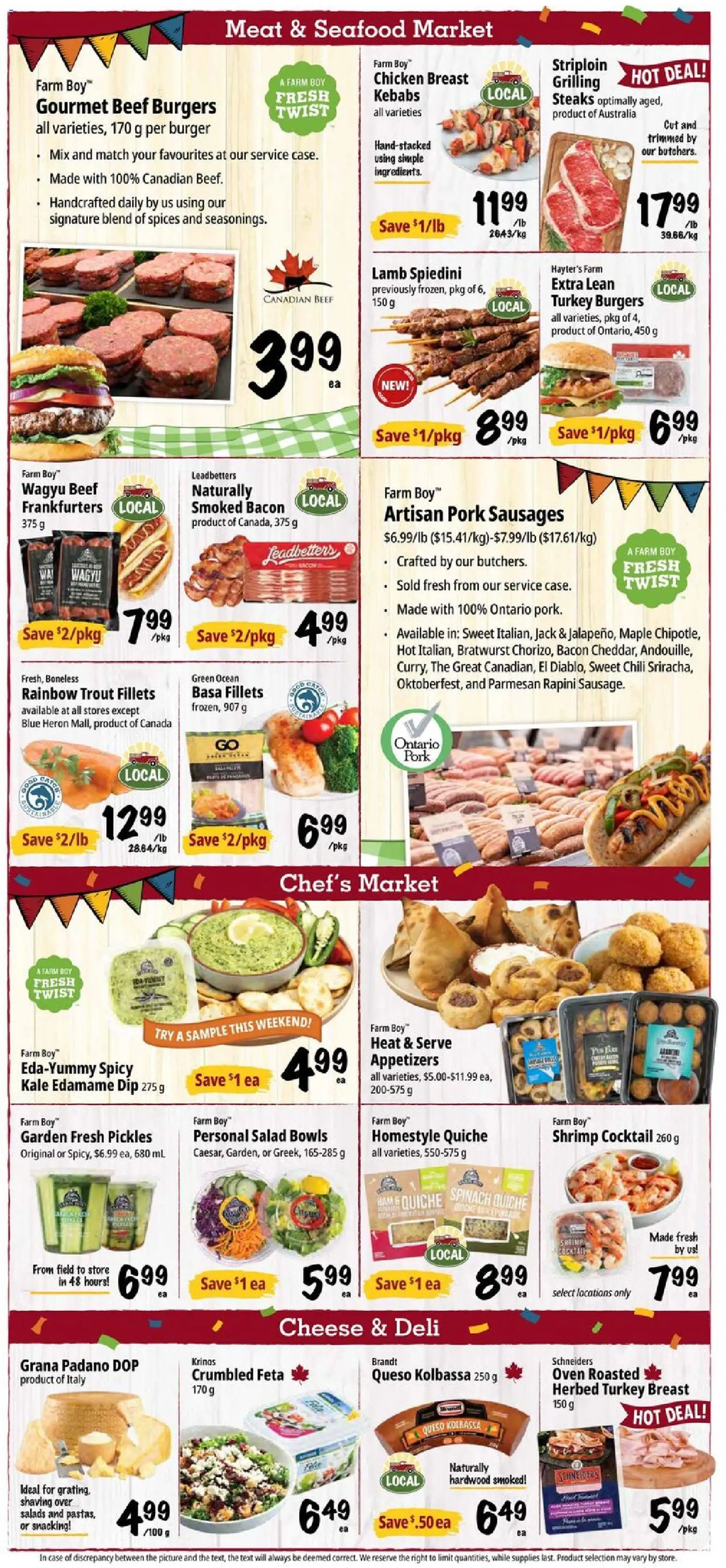Farm Boy flyer valid from Jul 30, 2026 | Page: 2 | Products: Beef, Salad, Turkey, Case