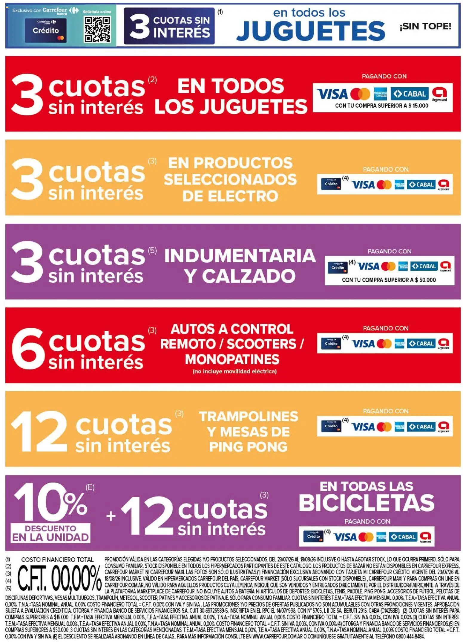 Carrefour - Dia de la Niñez │ válido desde el 23/07/2026 | Página: 2 | Productos: Teléfono, Batería