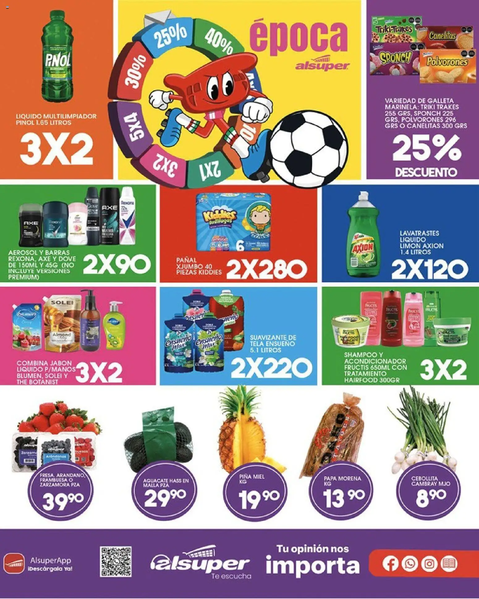 Nuevas ofertas de Alsuper válidas en toda la República Mexicana desde el 19.06.2026. ¡Encuentra las mejores ofertas en Alsuper folleto! | Página: 8