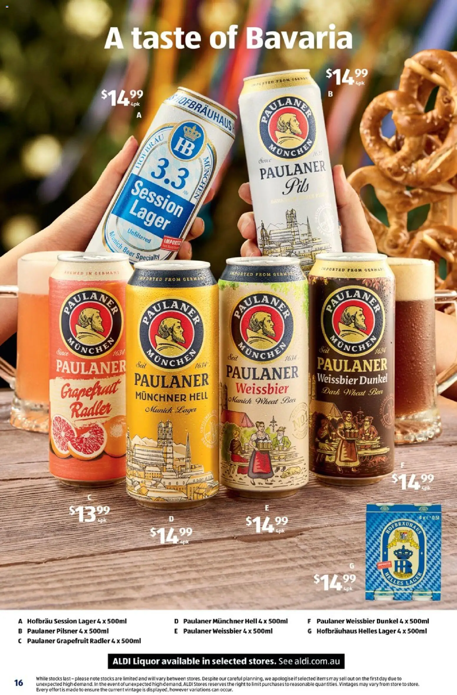 Aldi catalogue - valid from 20.05.2026 | Page: 16 | Products: Beer, Grapefruit, Wheat