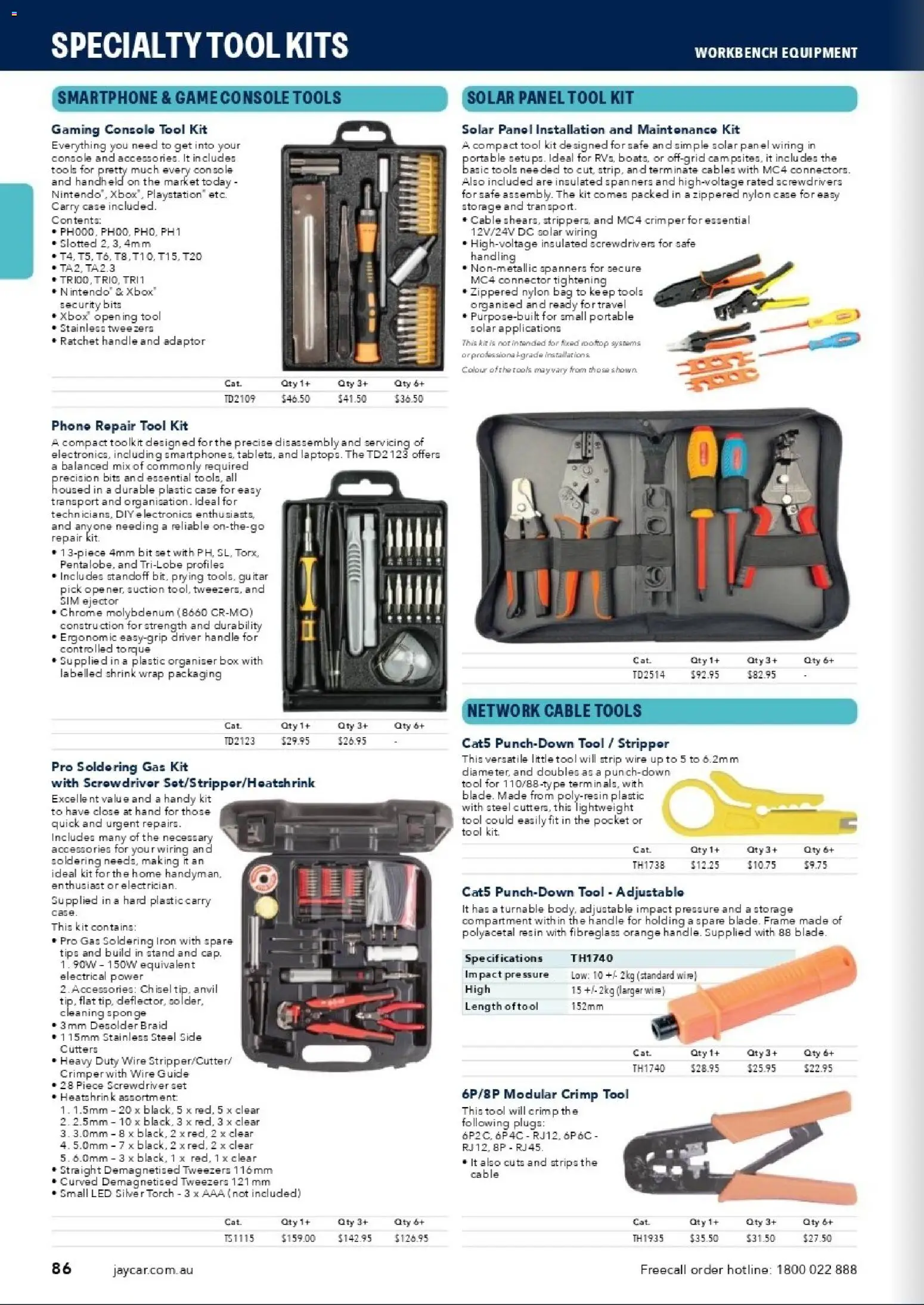Jaycar catalogue - valid from 31/08/2026 | Page: 84 | Products: Box, Kits, Tools, Iron