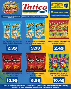 Tatico ofertas do Dia - Pré-Visualização do folheto da loja Tatico, válido de 27/07/2026 | Página: 54 | Produtos: Cerveja, Arroz, Bolo, Hambúrguer