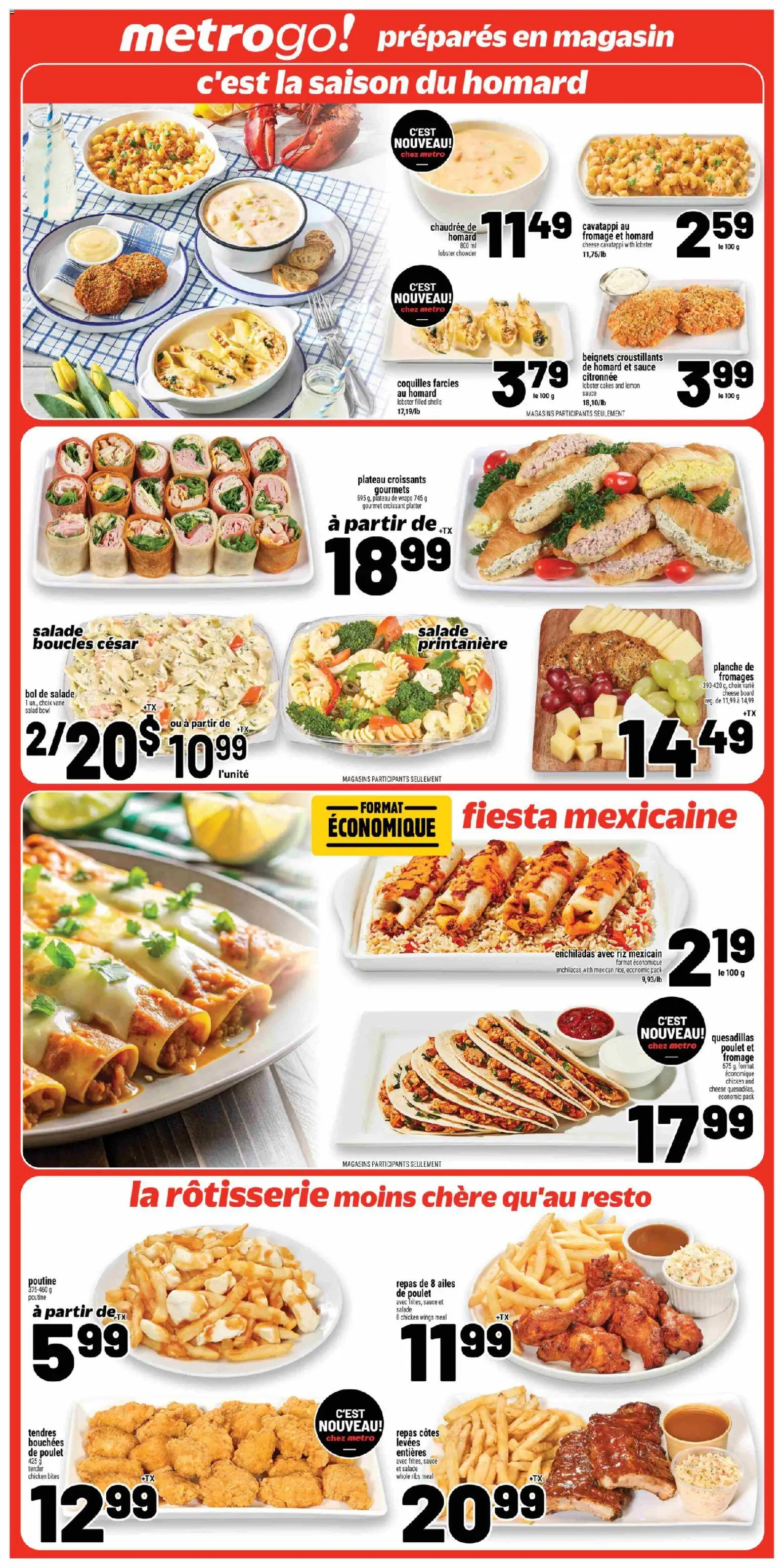 Metro flyer valid from 07.05.2026 | Page: 14 | Products: Salad, Chicken wings, Cheese, Chicken