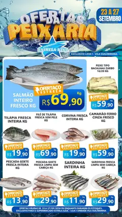 Estrela Azul ofertas Peixaria - Pré-Visualização do folheto da loja Estrela Azul, válido de 23/09/2026