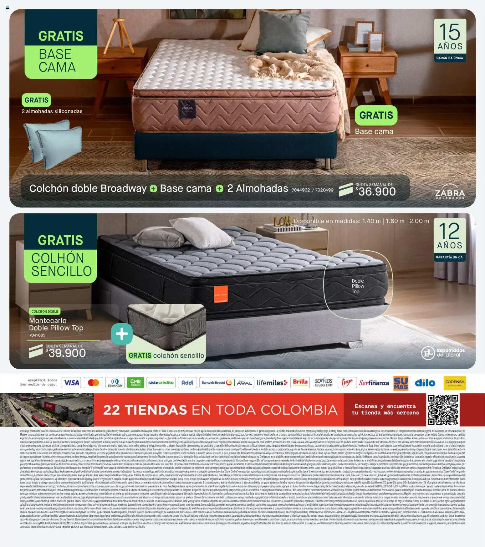 Muebles jamar revista - valida desde el 01/07/2026 | Página: 12 | Productos: Sopa, Cama, Top, Perfil
