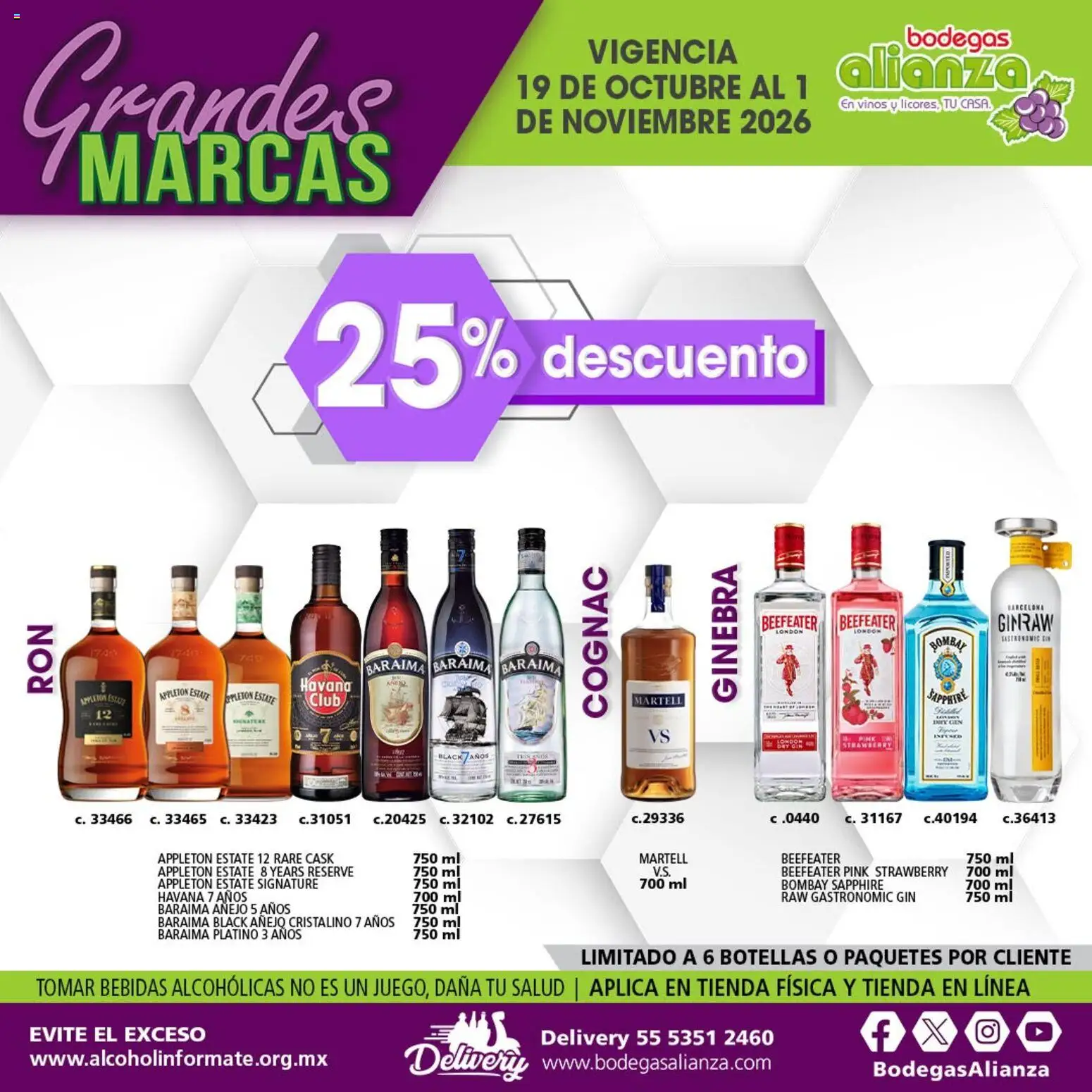 Nuevas ofertas de Bodegas Alianza válidas en toda la República Mexicana desde el 19/10/2026. ¡Encuentra las mejores ofertas en Bodegas Alianza catálogo Grandes Marcas! | Página: 10