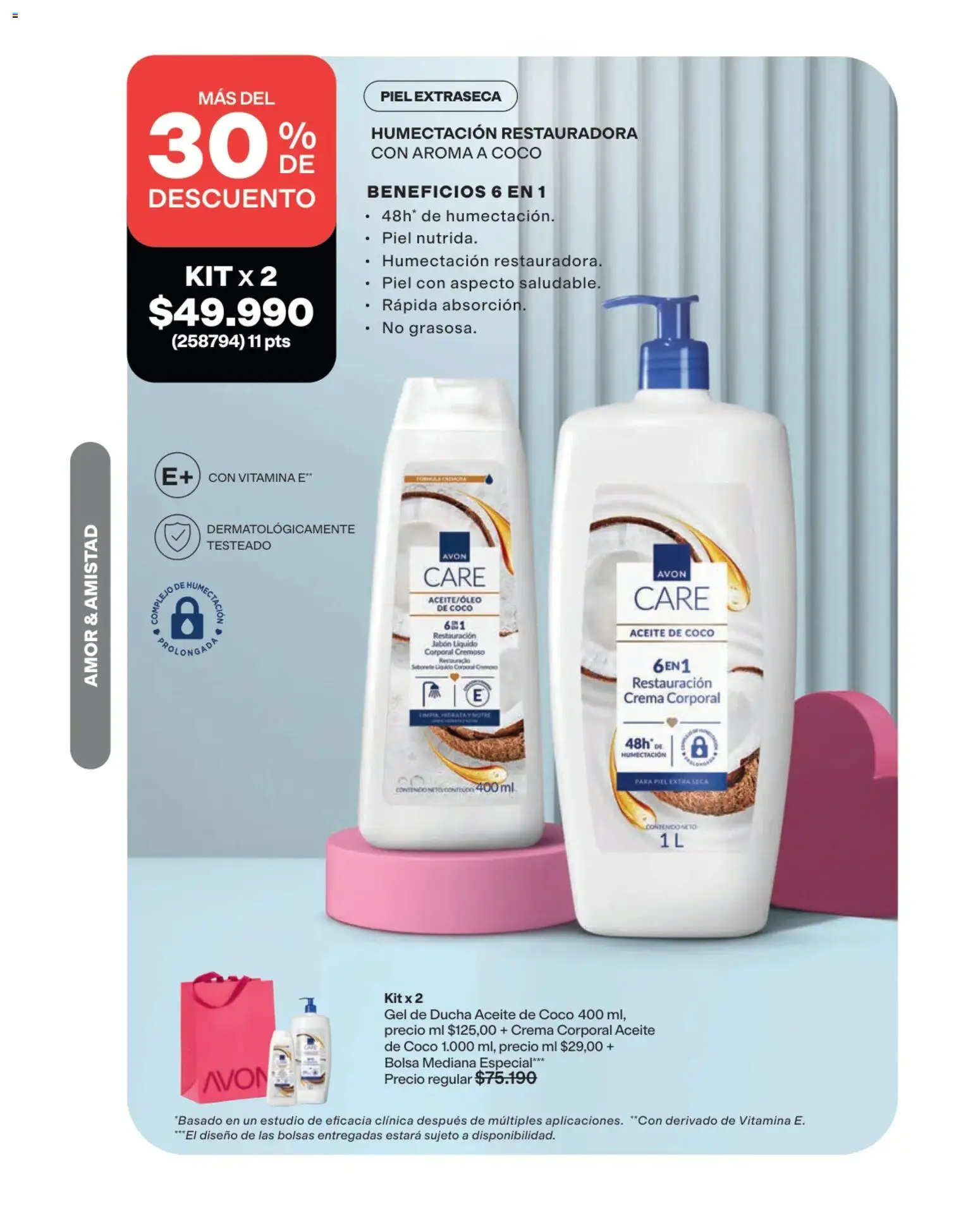 Avon revista - valida desde el 03/08/2026 | Página: 38 | Productos: Bolsa, Coco, Jabón, Aceite