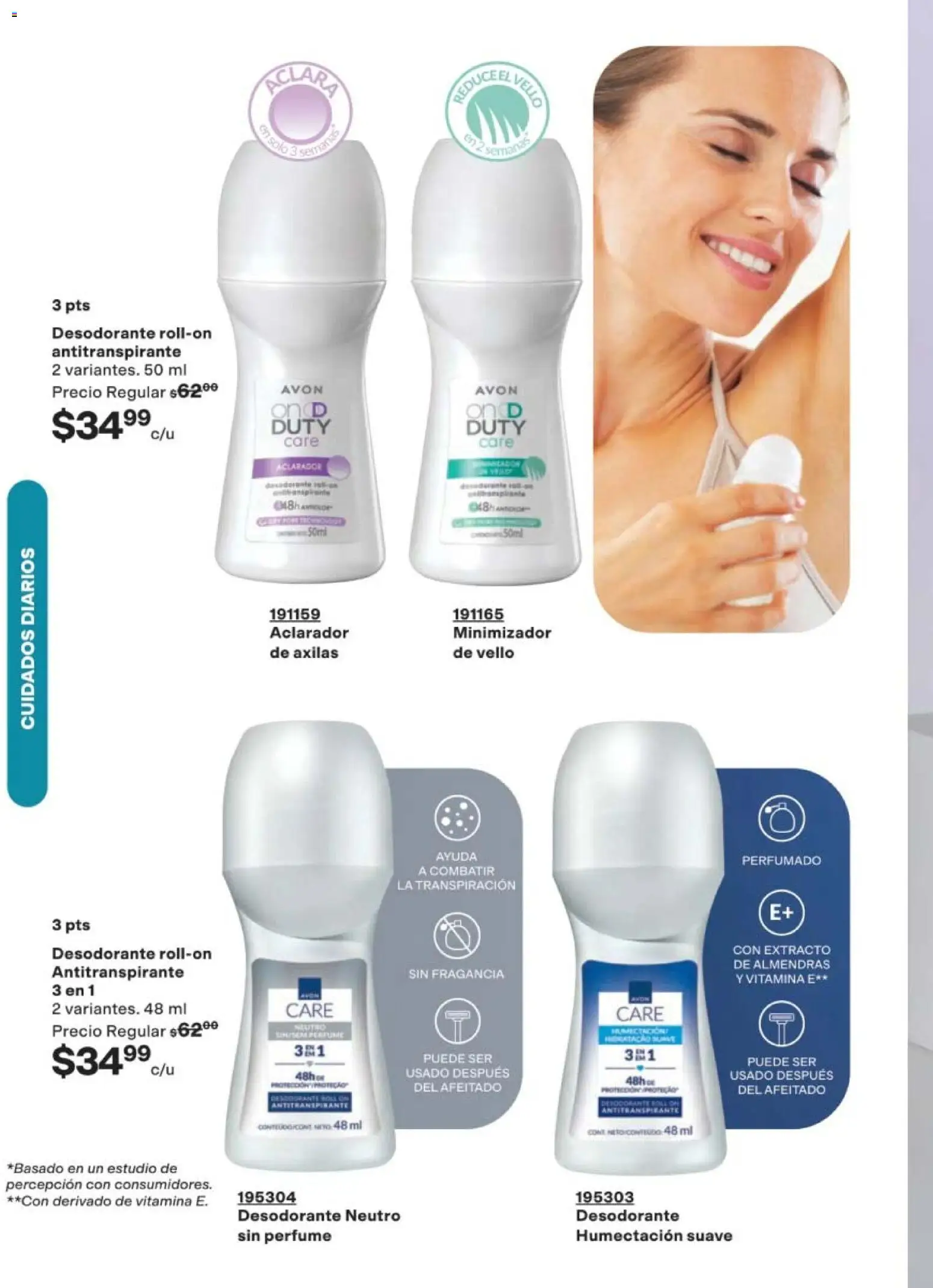Nuevas ofertas de AVON válidas en toda la República Mexicana desde el 02.04.2026. ¡Encuentra las mejores ofertas en AVON campaña 6 2026! | Página: 192 | Productos: Desodorante, Almendras, Perfume, Fragancia