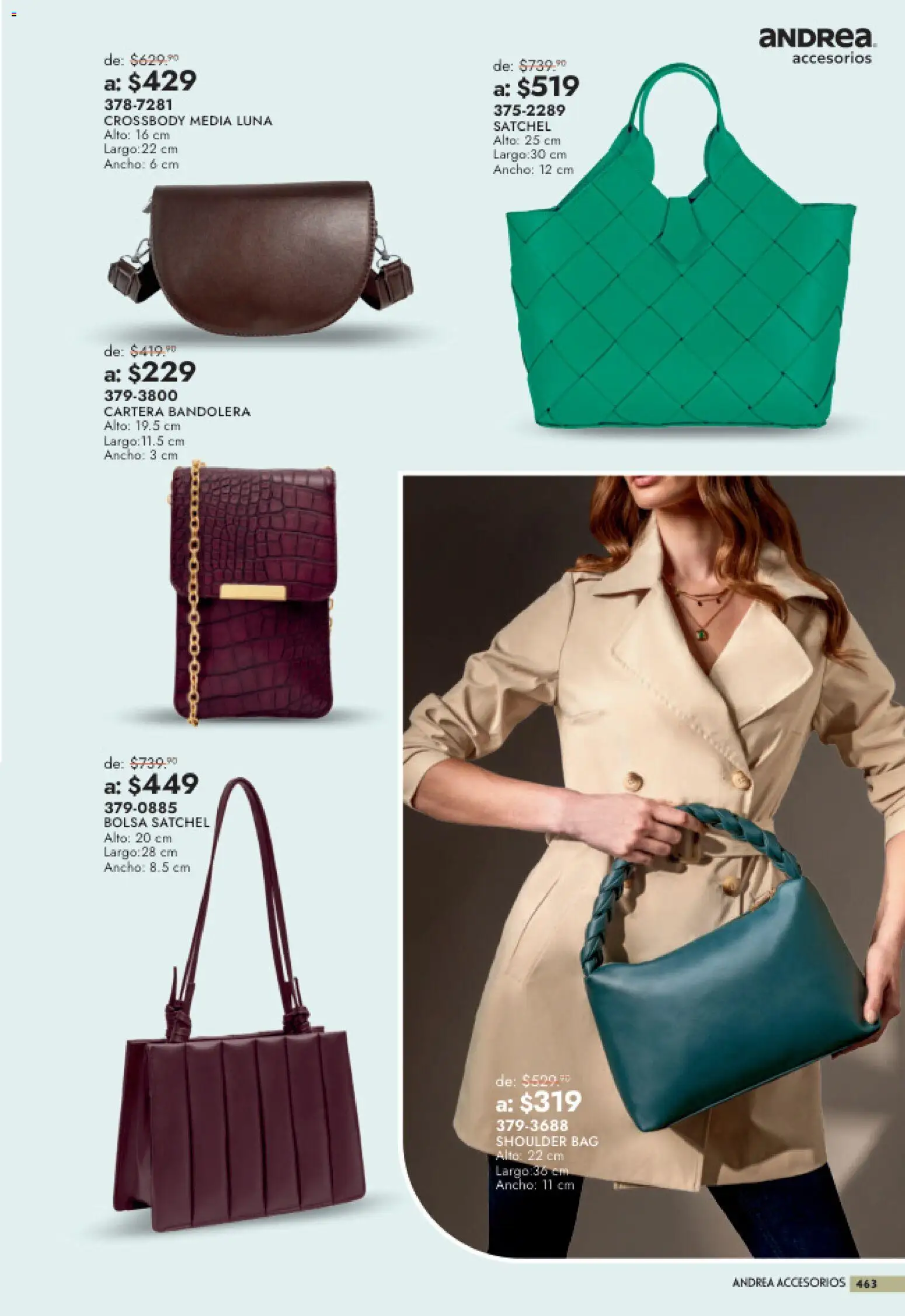 Nuevas ofertas de Andrea válidas en toda la República Mexicana desde el 26/07/2026. ¡Encuentra las mejores ofertas en Andrea catálogo Outlet! | Página: 463