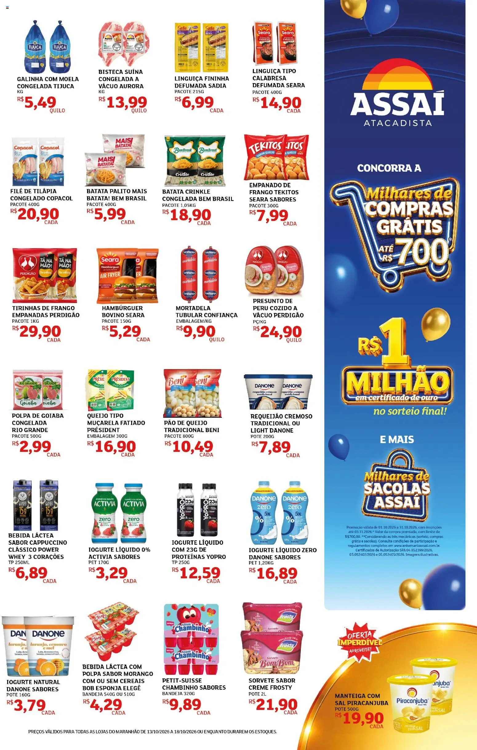 Assaí Atacadista Folheto - válido de 13/10/2026 | Página: 3