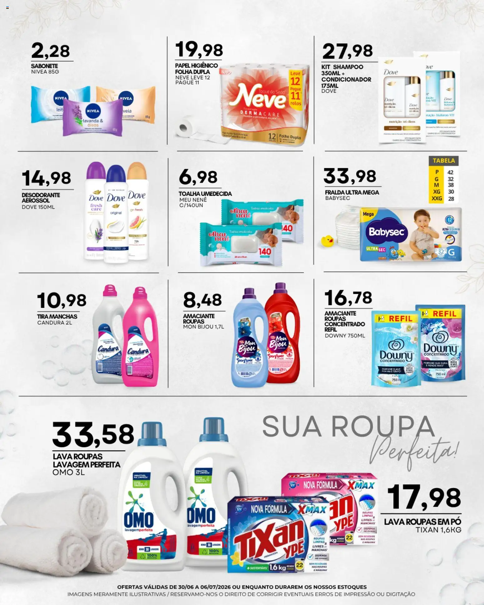 Mercadão Atacadista Folheto - válido de 30/06/2026 | Página: 11 | Produtos: Perfume, Pó, Sabonete, Toalha umedecida