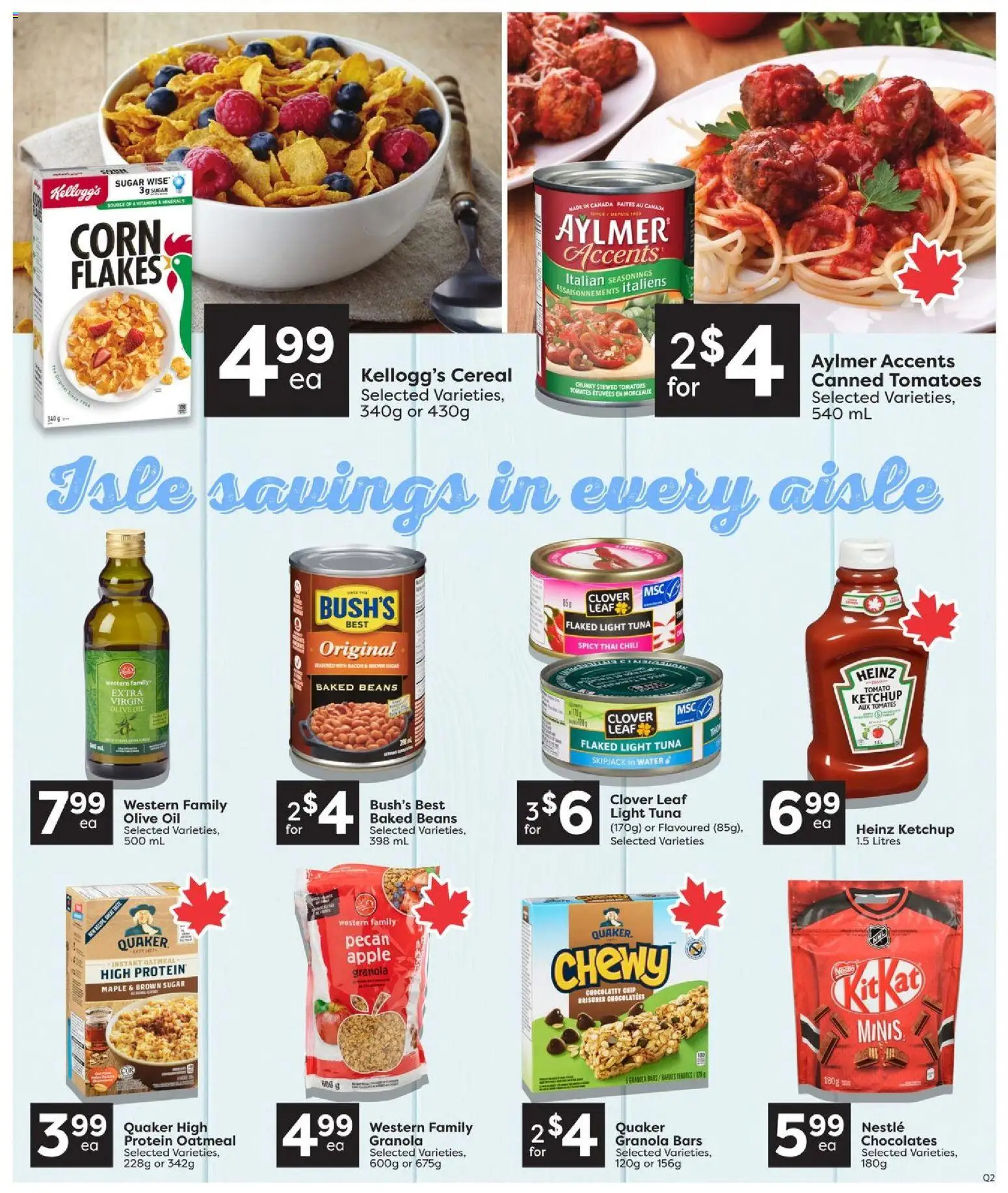 Quality Foods flyer valid from 18.06.2026 | Page: 11 | Products: Ketchup, Flakes, Oil, Tomatoes