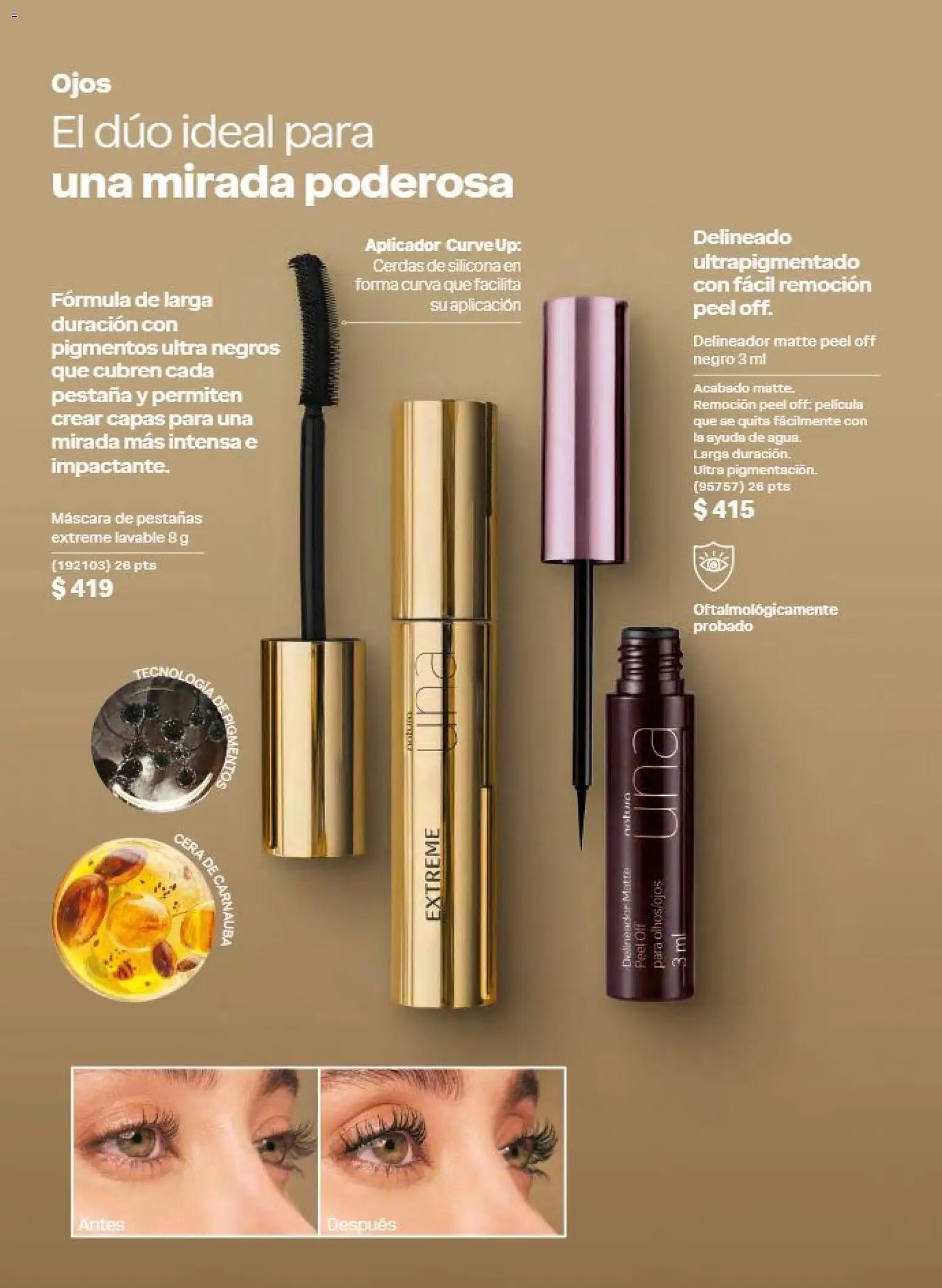 Nuevas ofertas de Natura válidas en toda la República Mexicana desde el 31/07/2026. ¡Encuentra las mejores ofertas en Natura campaña 12 2026! | Página: 61 | Productos: Máscara, Máscara de pestañas, Cera, Delineador