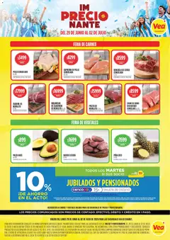 Vista previa Vea - Volante semanal FERIA DE CARNES válido desde el 29/06/2026