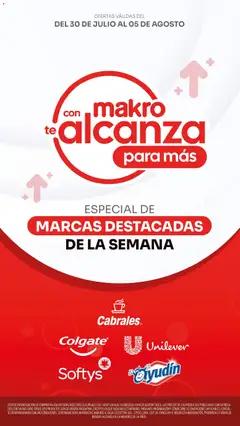 Vista previa Makro ofertas válido desde el 30/07/2026