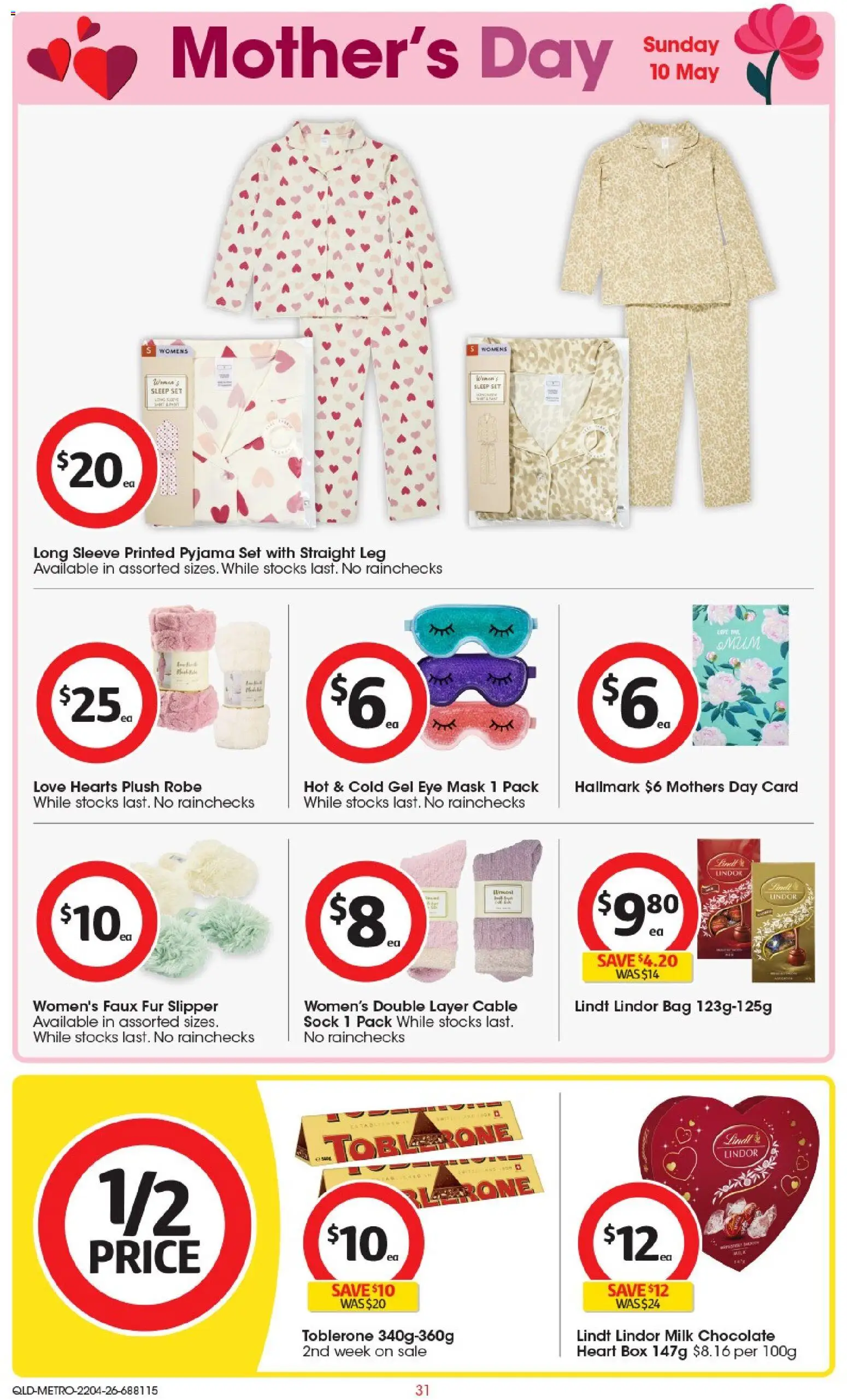 Coles catalogue - valid from 22.04.2026 | Page: 31 | Products: Box, Chocolate, Long sleeve, Cable