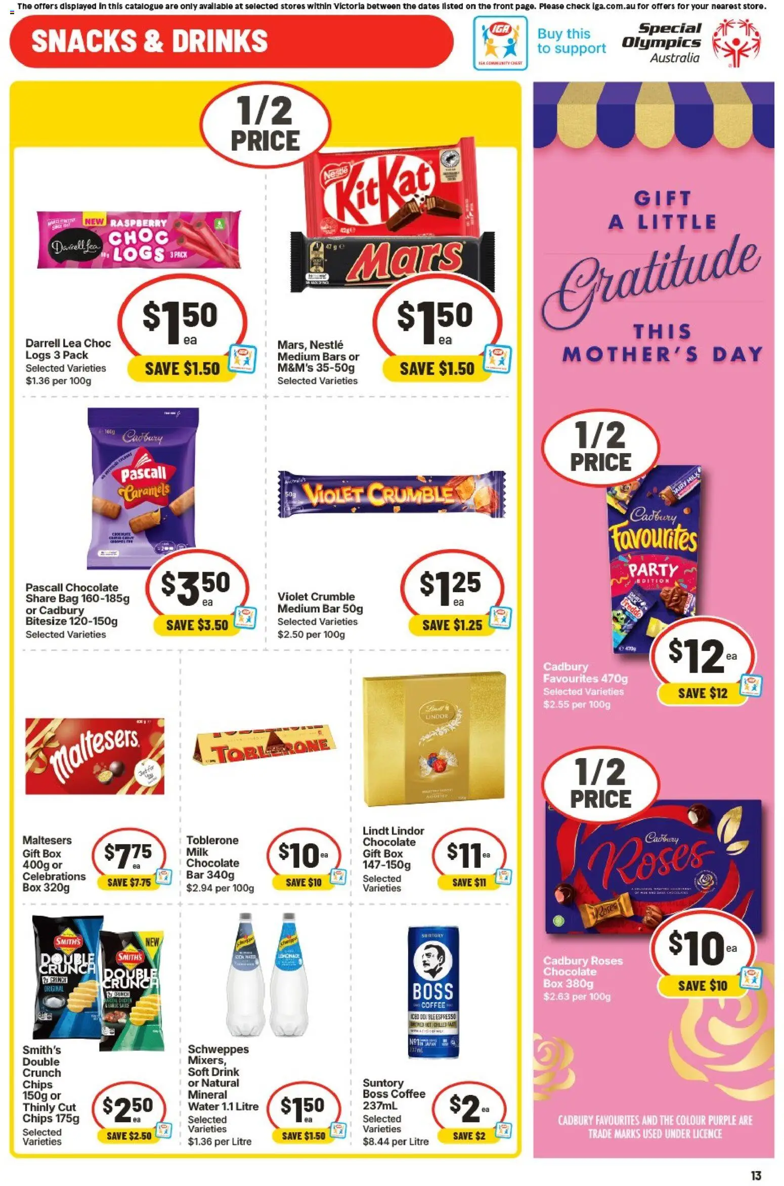 IGA catalogue - valid from 06.05.2026 | Page: 11 | Products: Box, Coffee, Chocolate, Bag
