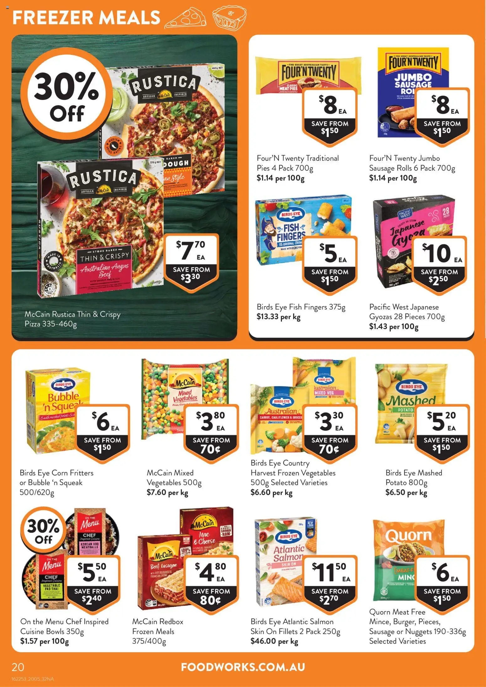 Foodworks catalogue - valid from 20.05.2026 | Page: 20 | Products: Fish, Meat, Salmon, Cauliflower