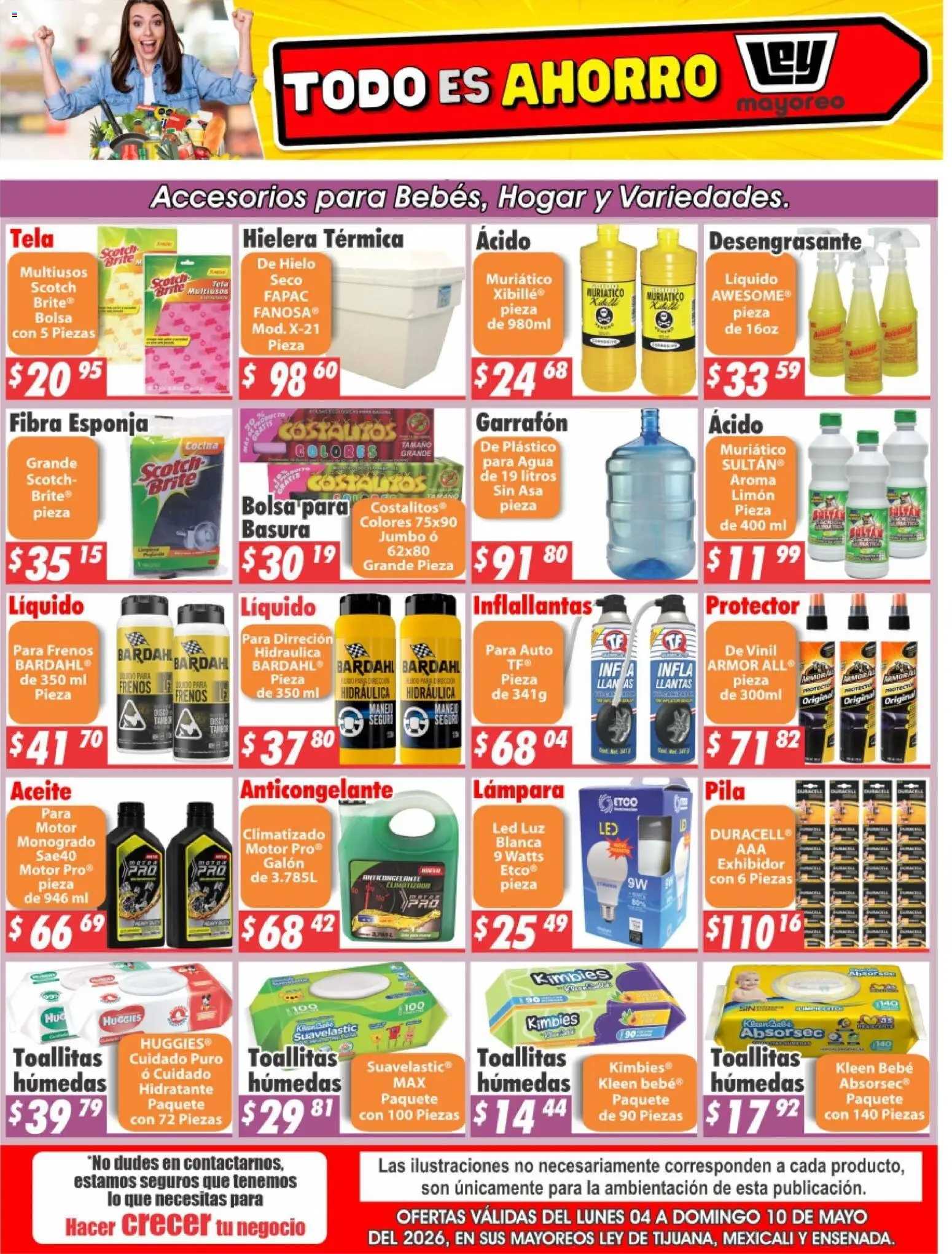 Nuevas ofertas de Casa Ley válidas en toda la República Mexicana desde el 04.05.2026. ¡Encuentra las mejores ofertas en Casa Ley folleto Frontera! | Página: 1