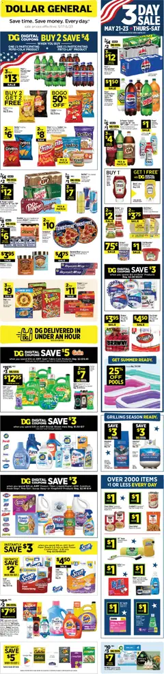 Preview of Dollar General weekly ads valid from 17.05.2026