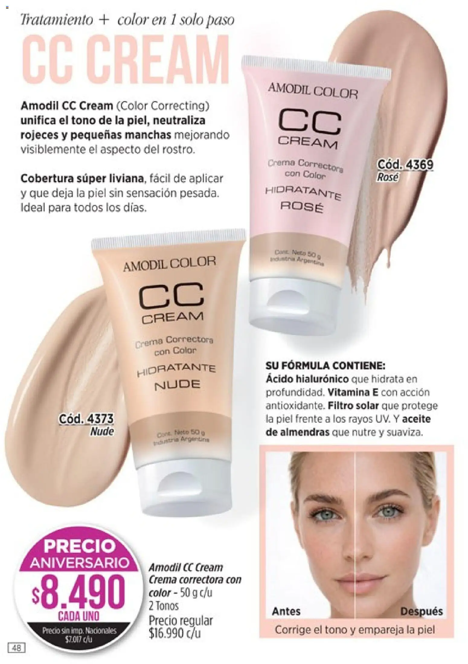 Amodil - Campaña 10 │ válido desde el 01.06.2026 | Página: 48 | Productos: Almendras, Aceite, Crema
