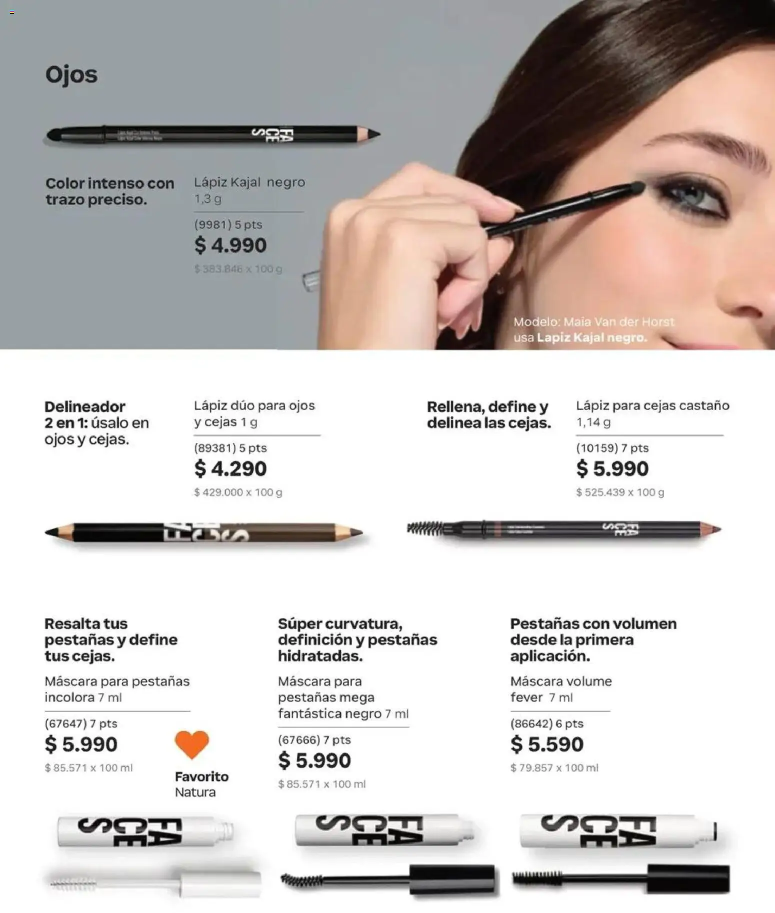 Natura catálogo │ válido desde el 31.08.2026 | Página: 99 | Productos: Máscara, Delineador