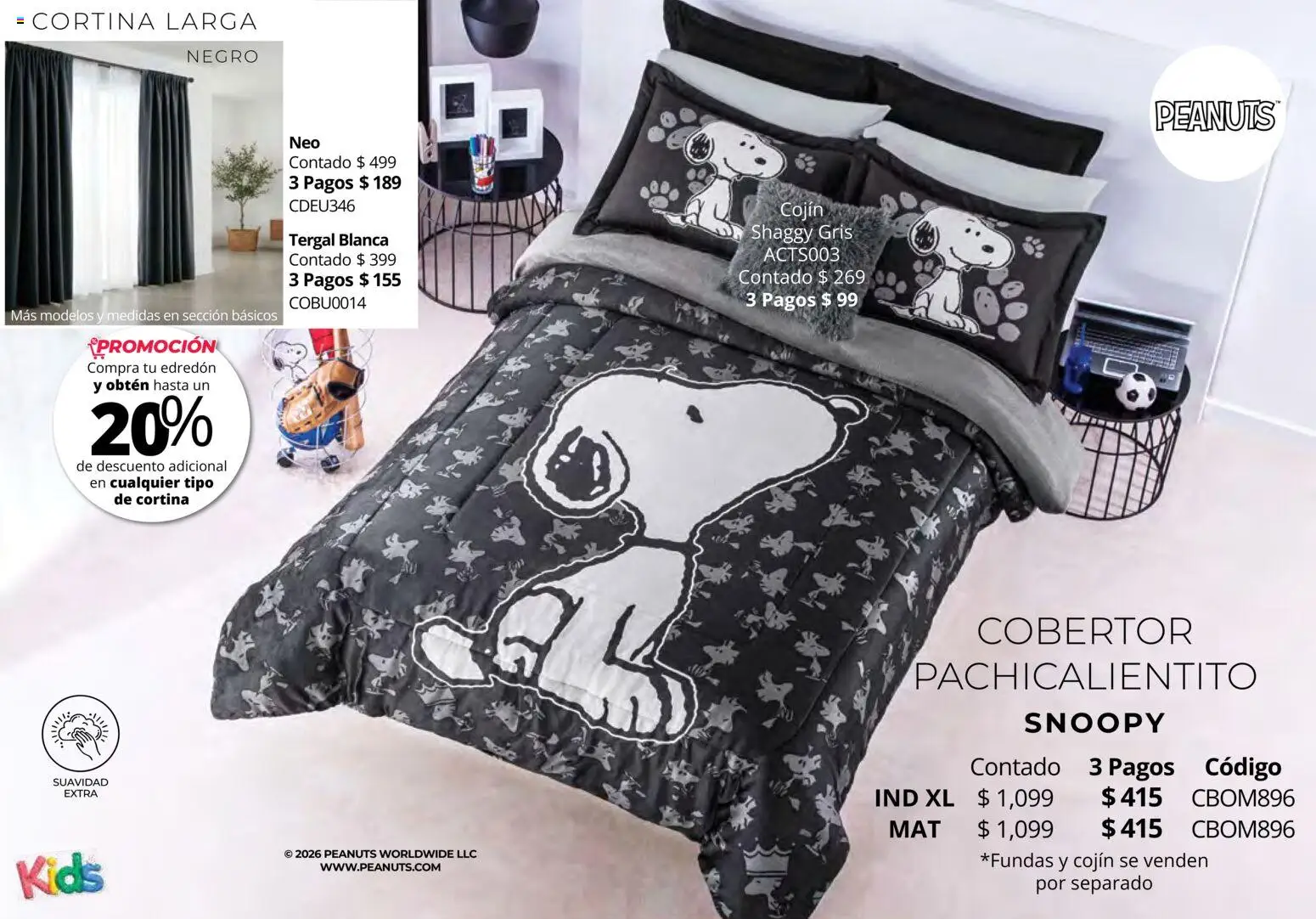 Nuevas ofertas de Colchas Concord válidas en toda la República Mexicana desde el 01.05.2026. ¡Encuentra las mejores ofertas en Colchas Concord catálogo Kids! | Página: 74 | Productos: Cobertor
