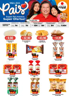 Royal Supermercados ofertas Terça da Padaria - Pré-Visualização do folheto da loja Royal Supermercados, válido de 11/08/2026