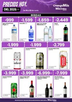 Vista previa Changomas ofertas válido desde el 16/06/2026 | Página: 5 | Productos: Soda, Agua, Vino, Cerveza