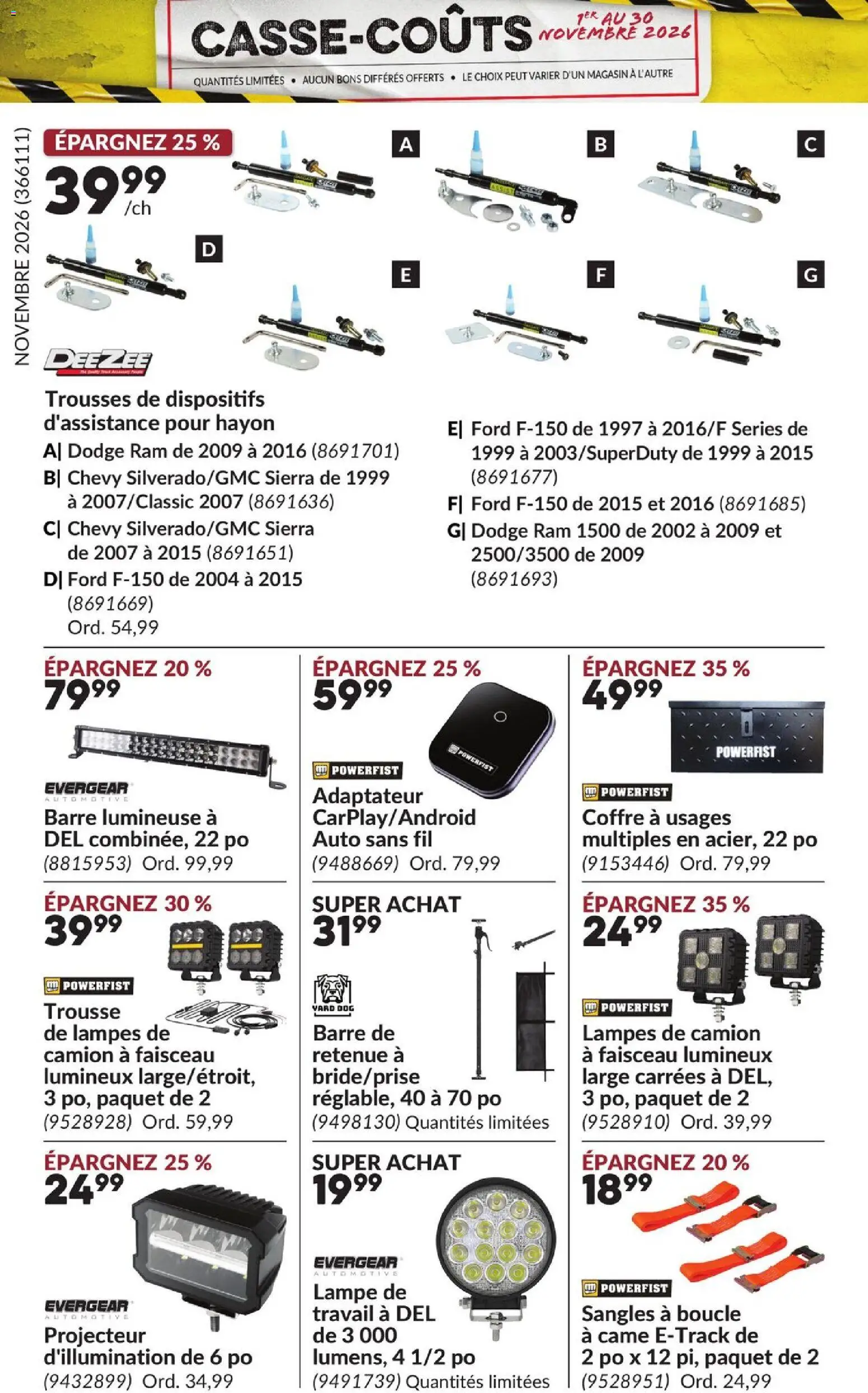 Princess Auto flyer valid from Nov 1, 2026 | Page: 11