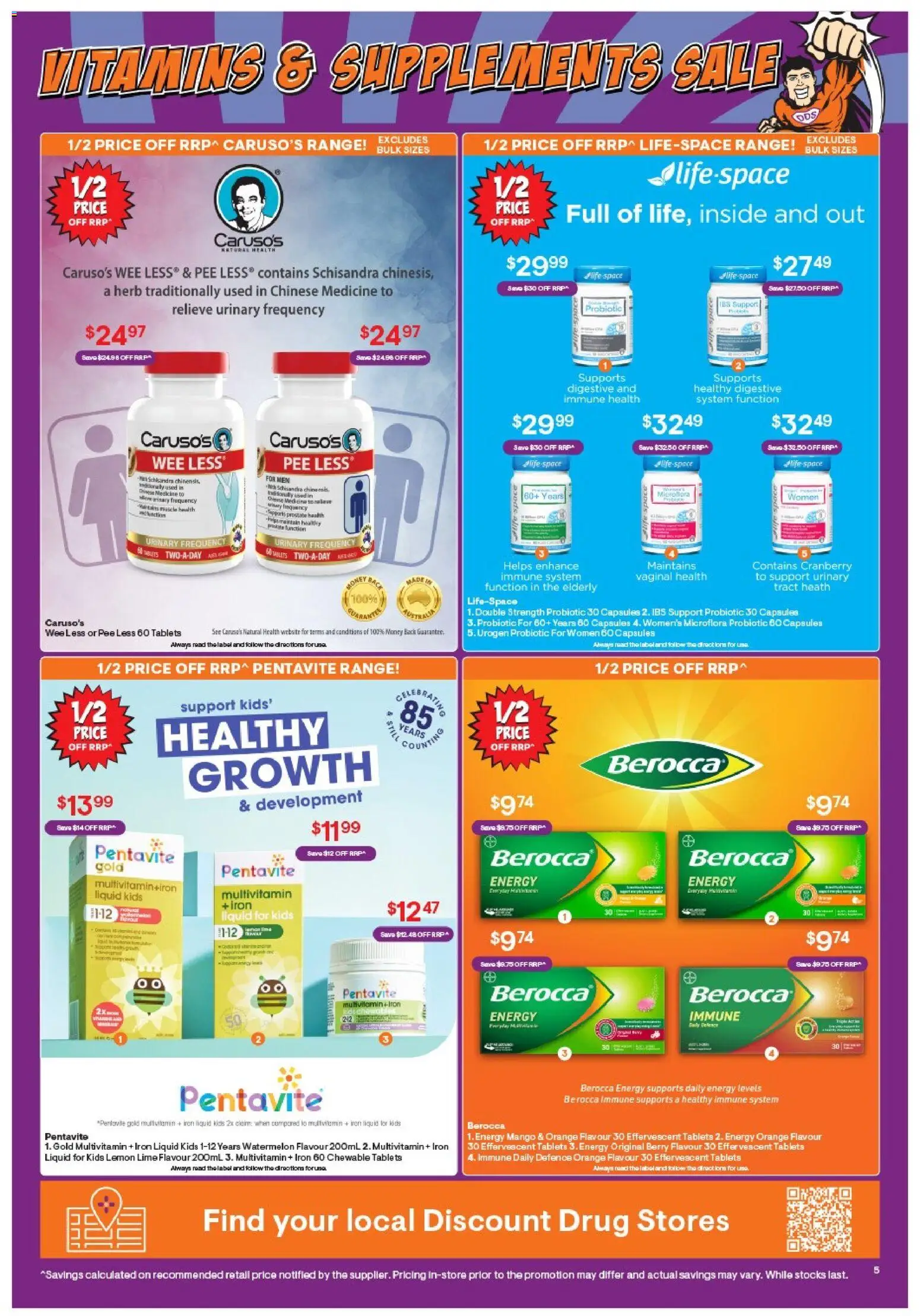 Discount Drug Stores catalogue - valid from 13.04.2026 | Page: 5 | Products: Herbal, Tablets, Vitamin, Zinc