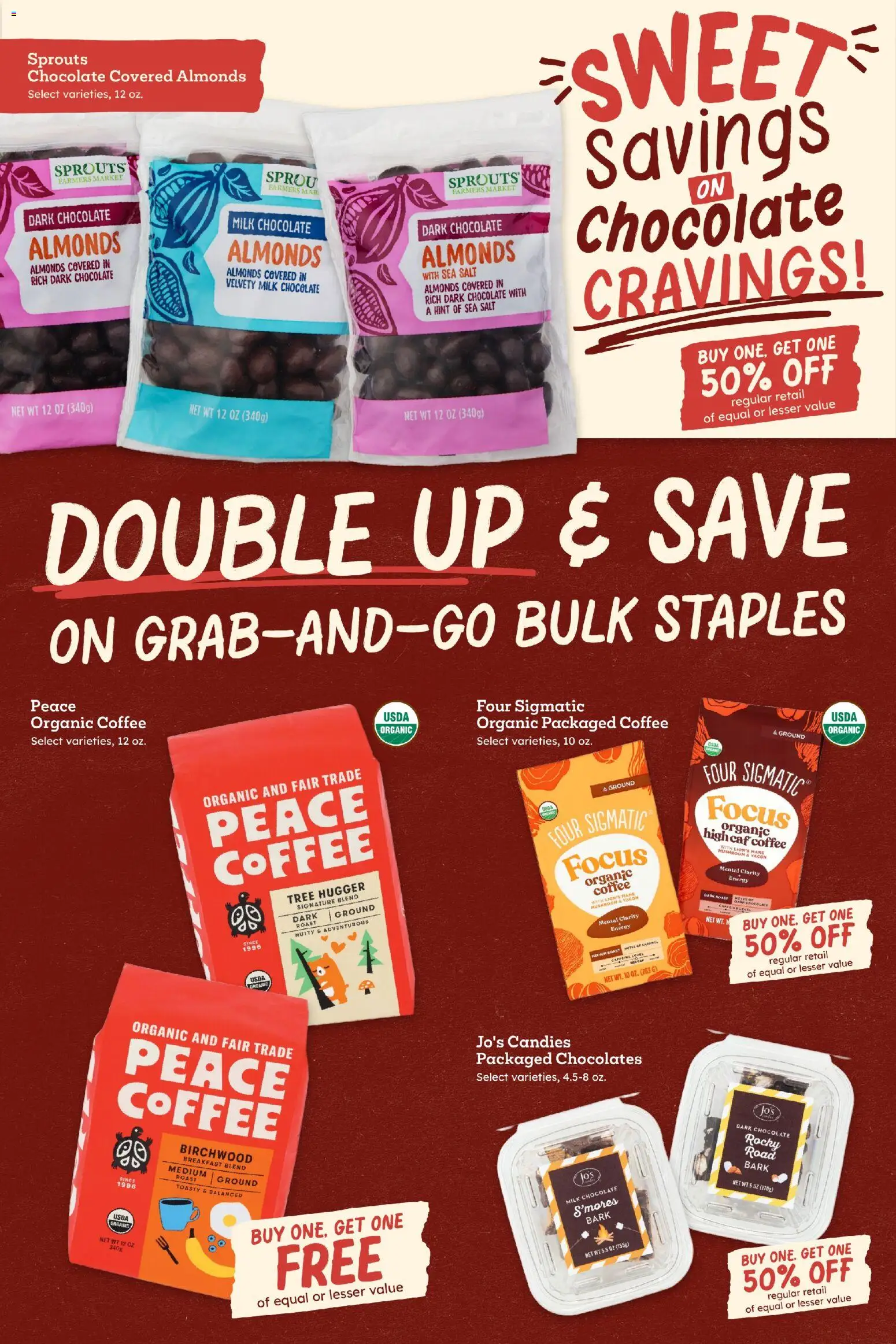 Sprouts Weekly Ad - valid from 08/26/2026 | Page: 12 | Products: Almonds, Milk, Coffee, Candies
