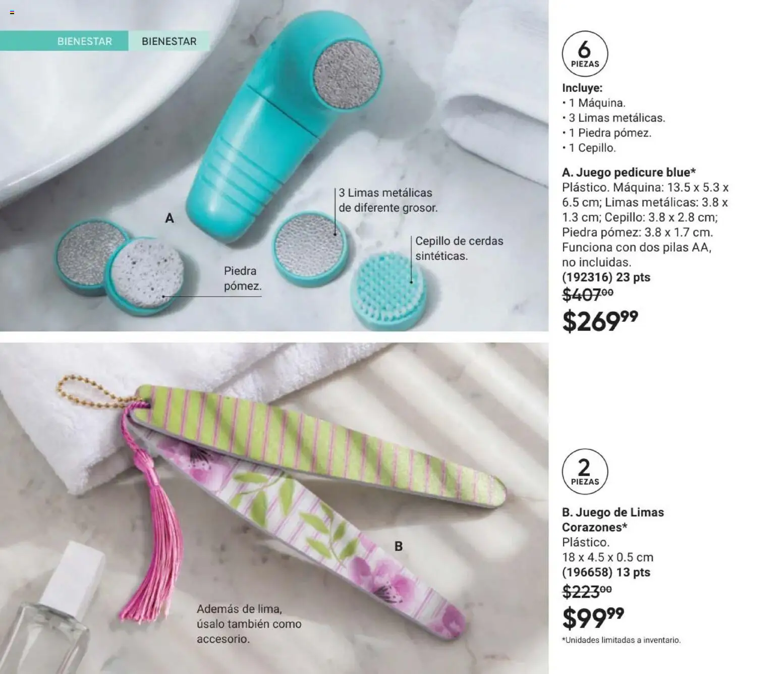 Nuevas ofertas de AVON válidas en toda la República Mexicana desde el 11/09/2026. ¡Encuentra las mejores ofertas en AVON Casa & Estilo 14 2026! | Página: 110 | Productos: Cepillo, Juego, Pilas