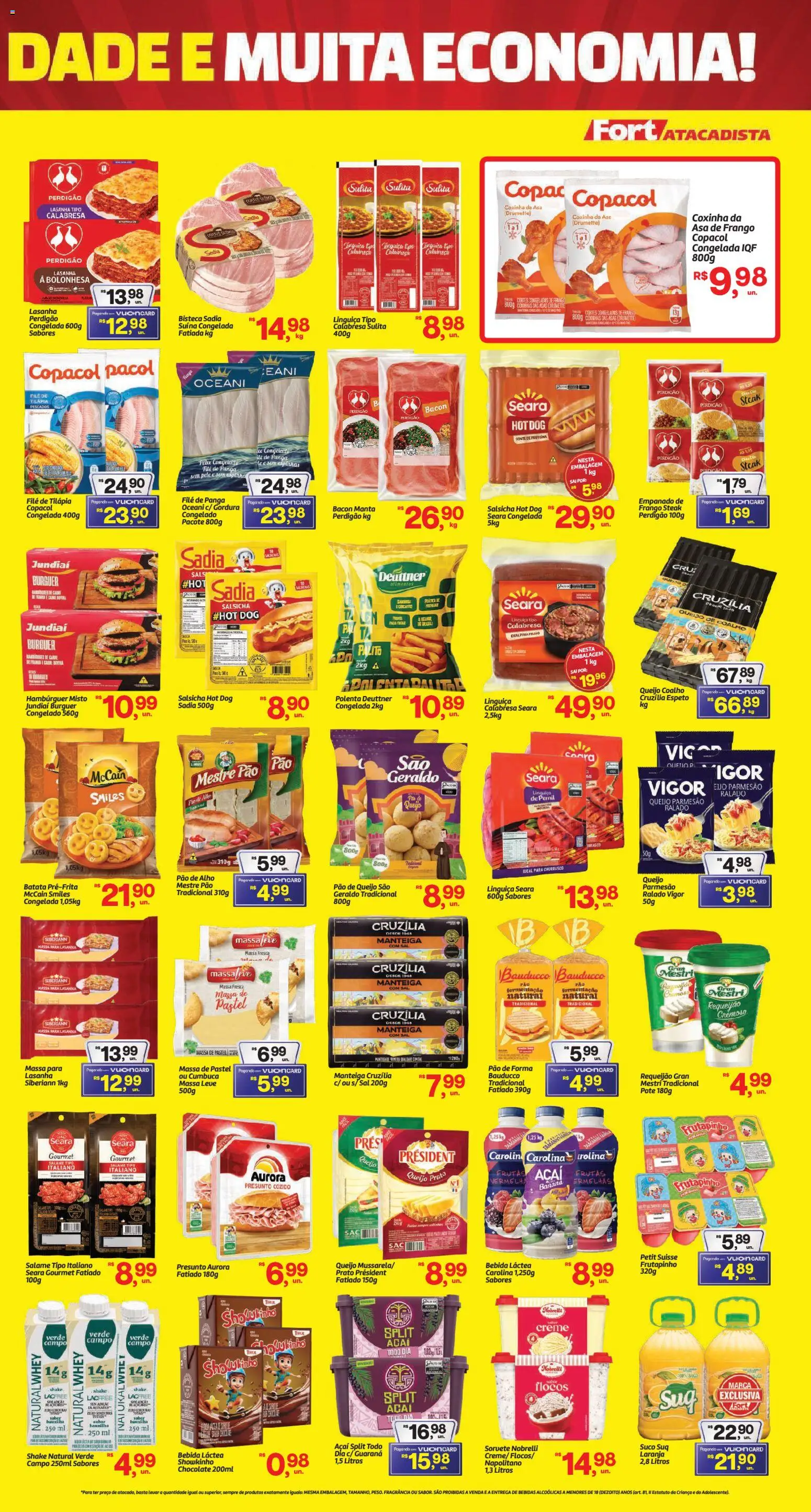 Fort Atacadista Folheto - válido de 04.05.2026 | Página: 3 | Produtos: Fragrância, Guaraná, Linguiça, Hambúrguer