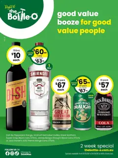 Preview of The Bottle-O - Good Value Booze, For Good Value People. 11/05 - valid from 10.05.2026