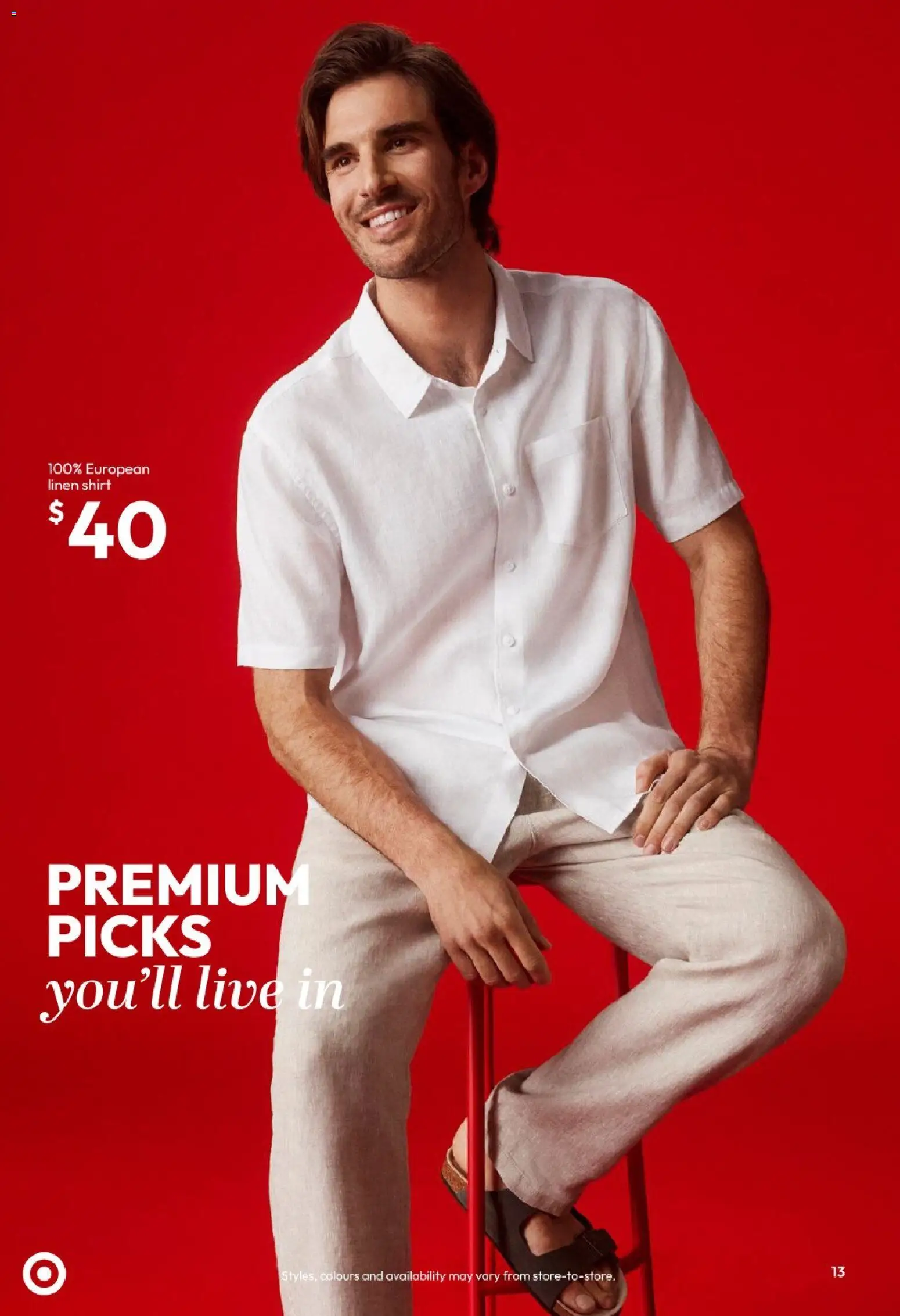 Target catalogue - valid from 31/08/2026 | Page: 13 | Products: Linen, Shirt