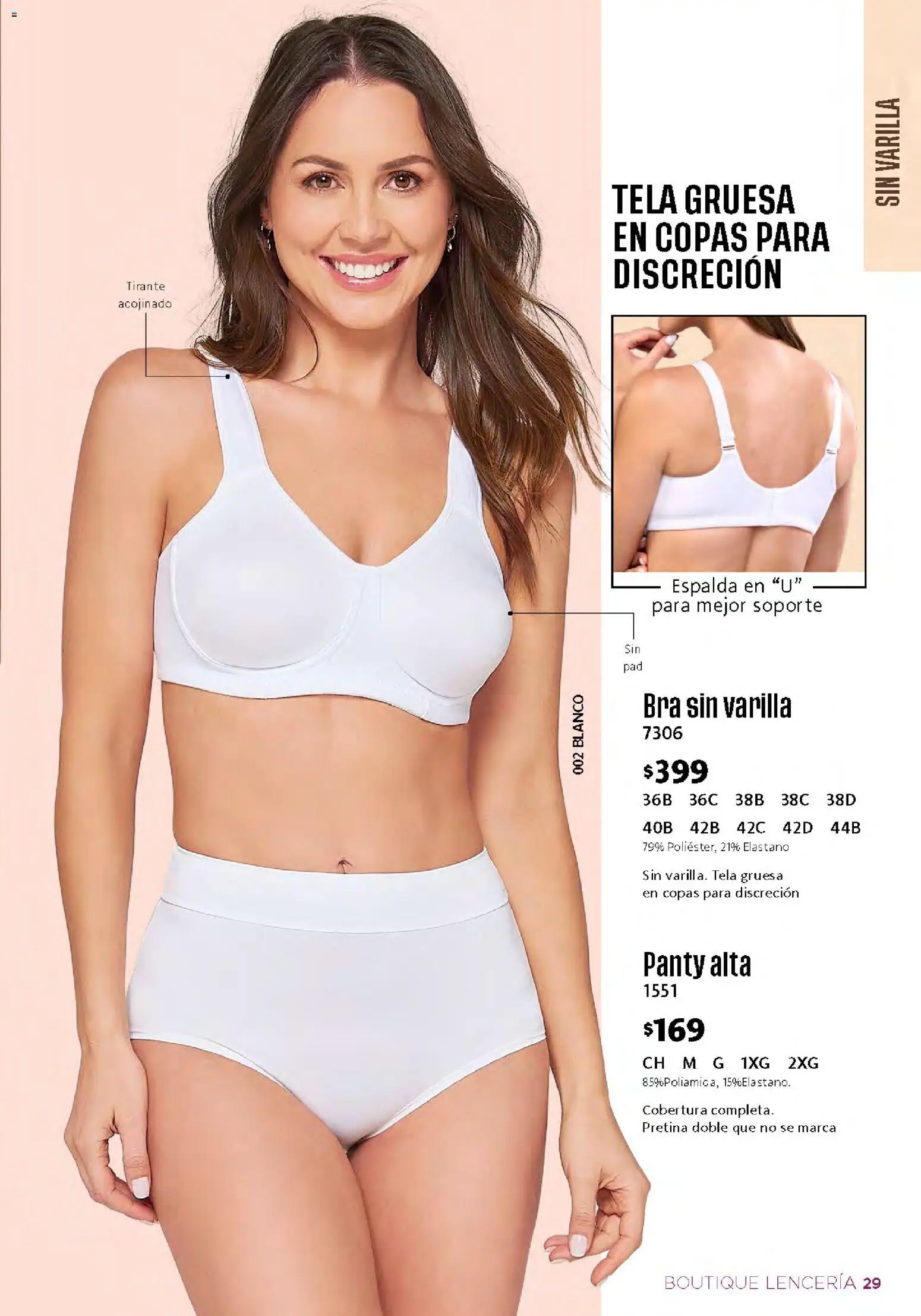 Nuevas ofertas de Ilusión válidas en toda la República Mexicana desde el 01/09/2026. ¡Encuentra las mejores ofertas en Ilusión catálogo Otoño! | Página: 31 | Productos: Lenceria