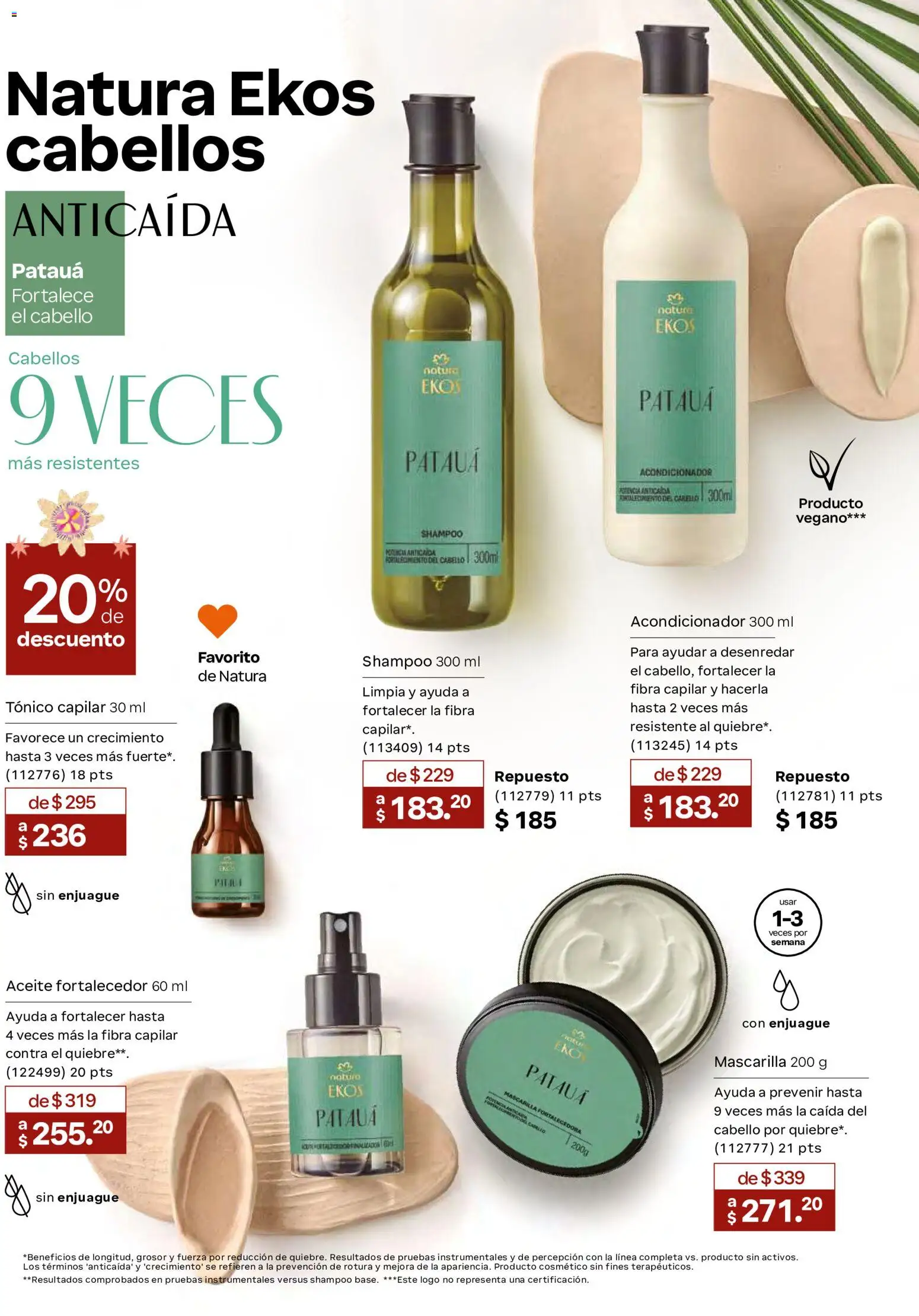 Nuevas ofertas de Natura válidas en toda la República Mexicana desde el 02/10/2026. ¡Encuentra las mejores ofertas en Natura campaña  15 2026! | Página: 150 | Productos: Aceite, Shampoo, Mascarilla, Acondicionador