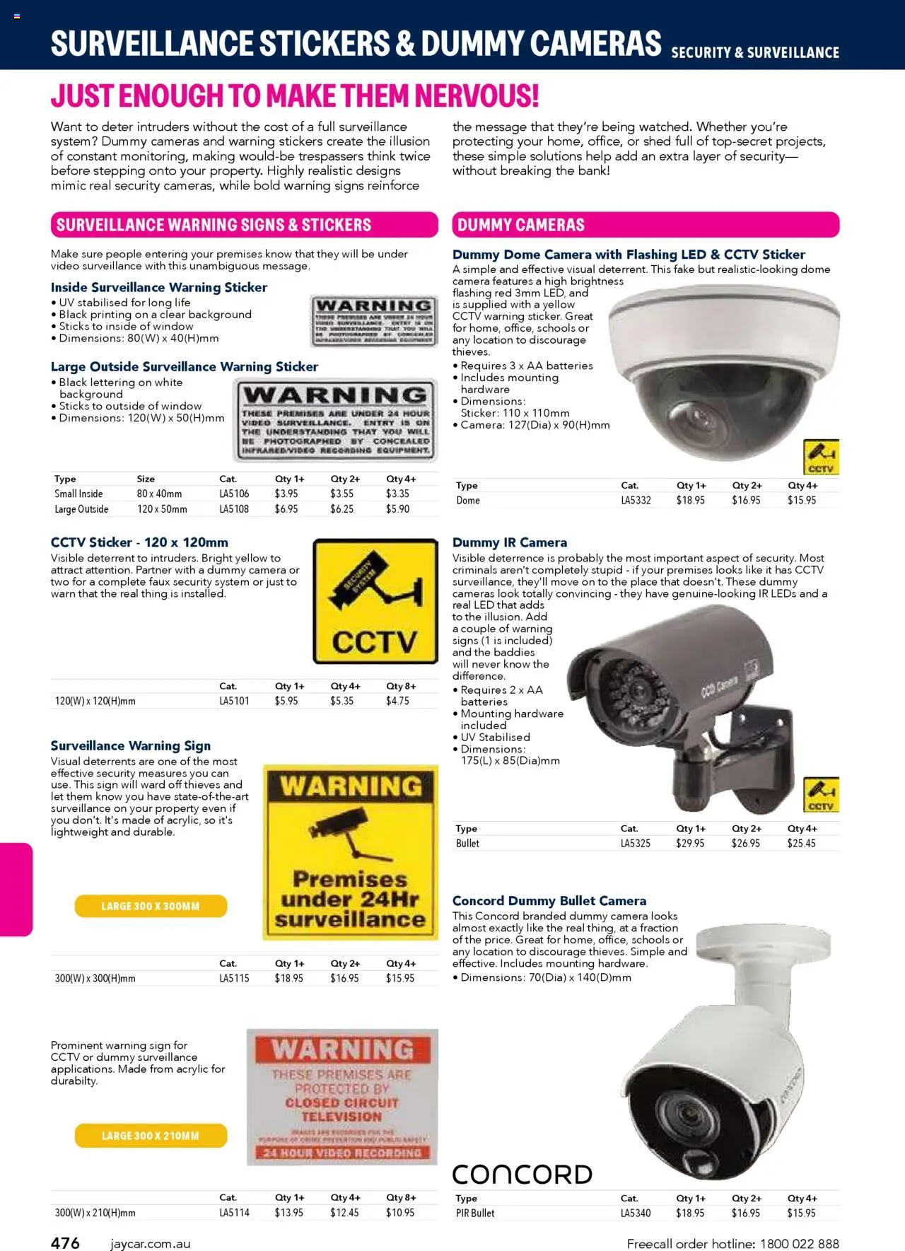 Jaycar catalogue - valid from 09/07/2025 | Page: 476 | Products: Window, Batteries, Television, Camera
