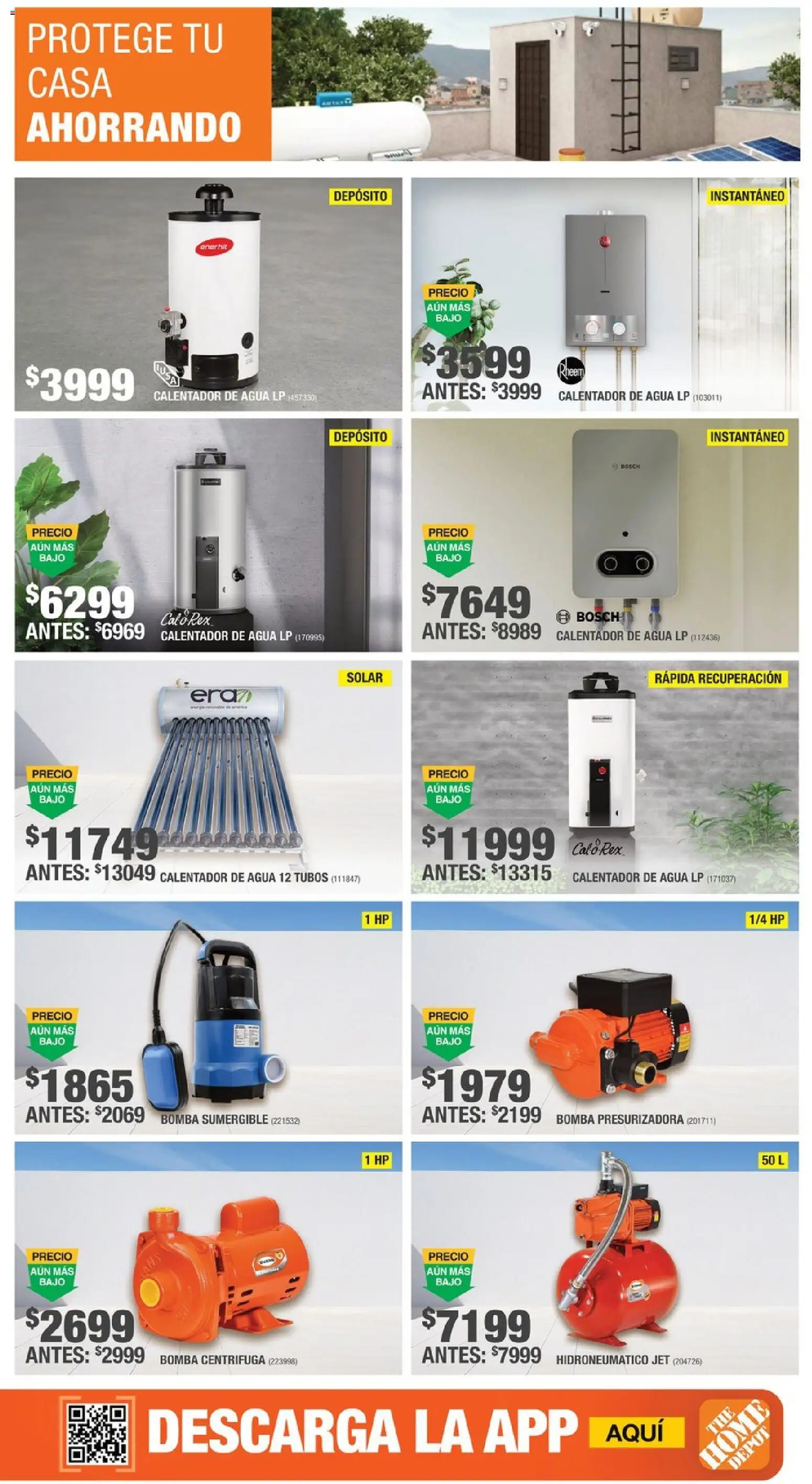 Nuevas ofertas de Home Depot válidas en toda la República Mexicana desde el 13/08/2026. ¡Encuentra las mejores ofertas en Home Depot catálogo! | Página: 14 | Productos: Agua