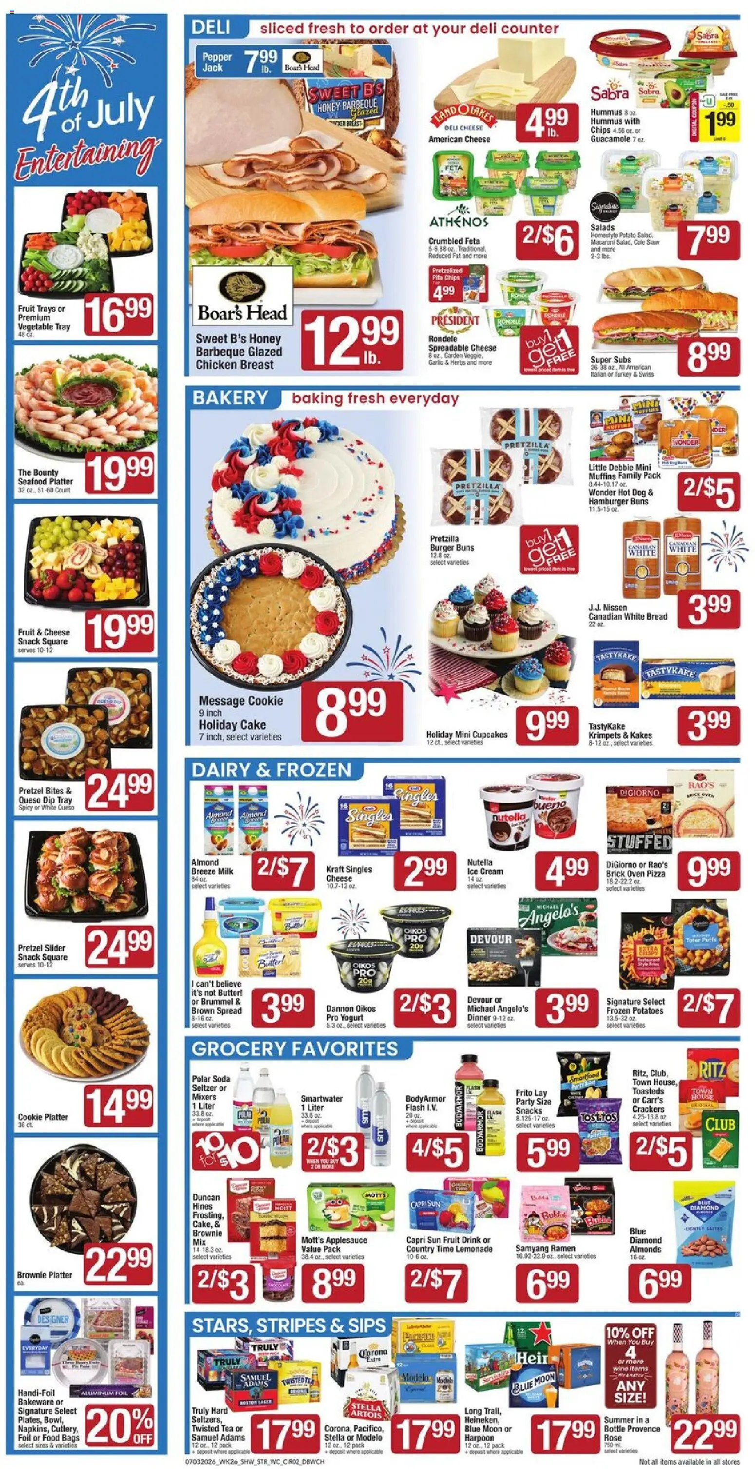 Star Market Weekly Ad - MA - valid from 07/03/2026 | Page: 2 | Products: Butter, Cheese, Tea, Seafood