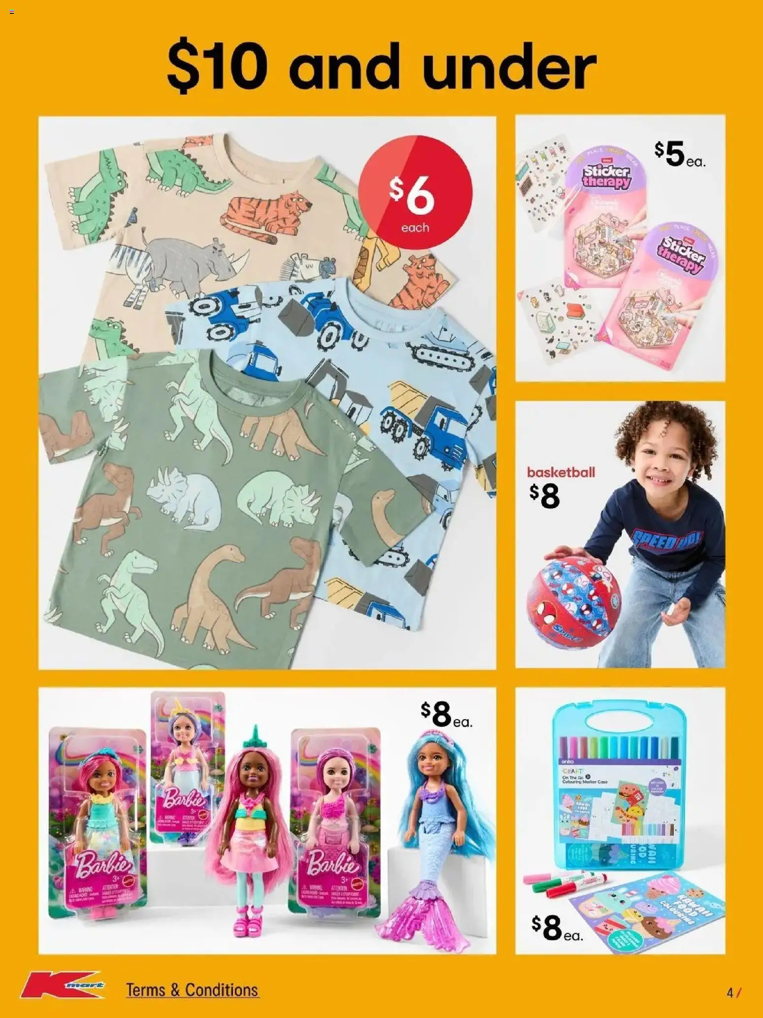 Kmart catalogue - valid from 17/09/2026 | Page: 4 | Products: Basketball, Food, Food colouring
